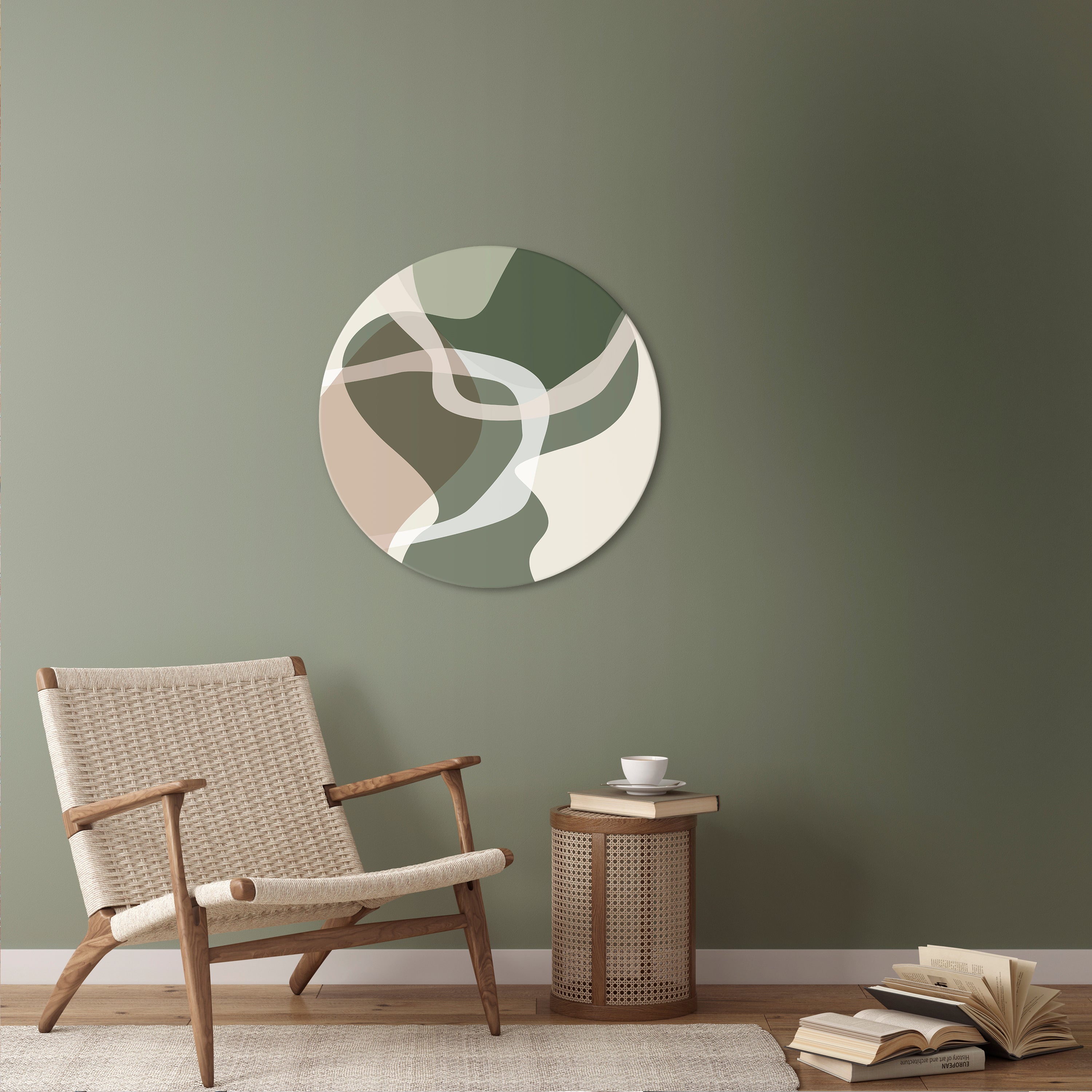 ART OF GREEN Obraz okrągły