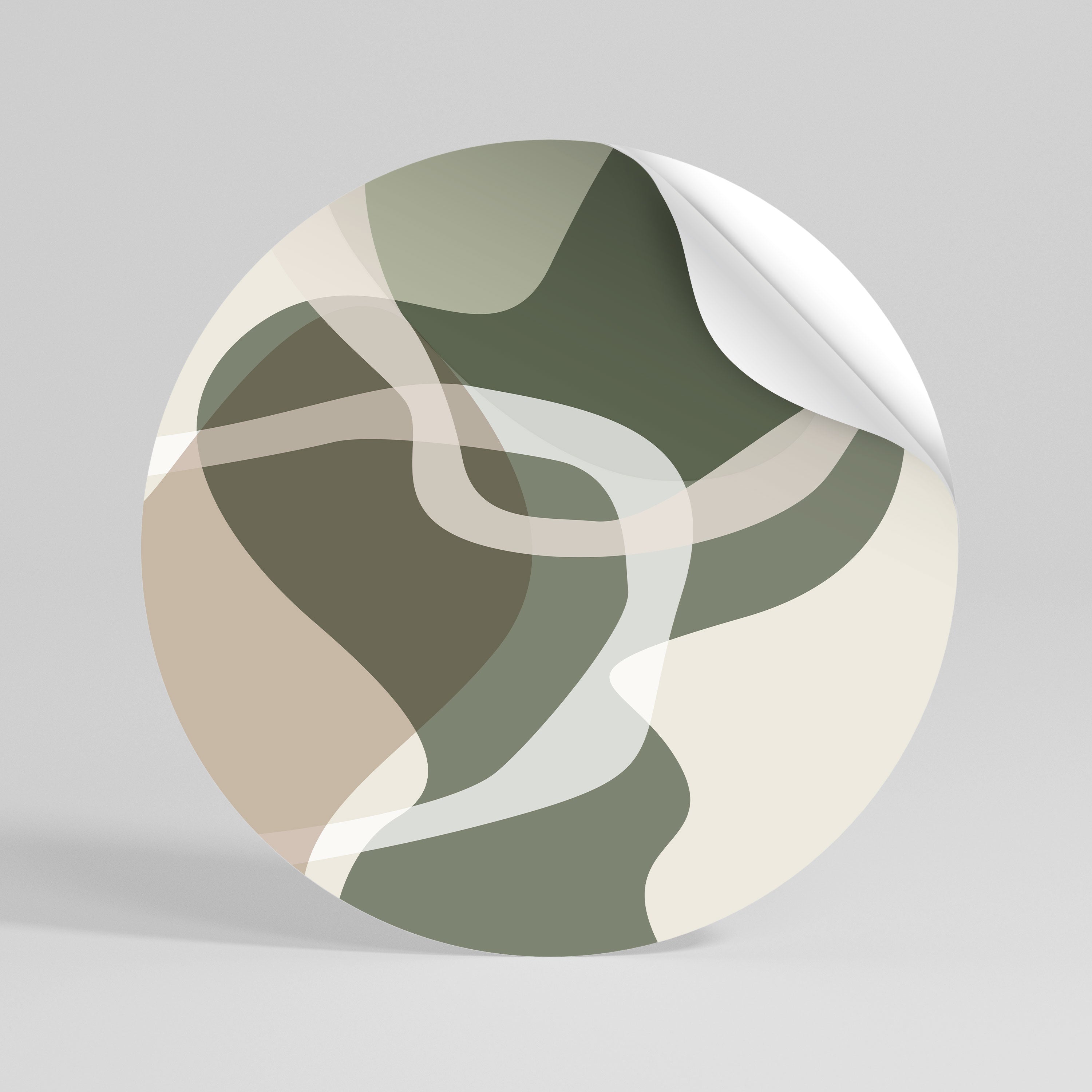 ART OF GREEN Naklejka okrągła