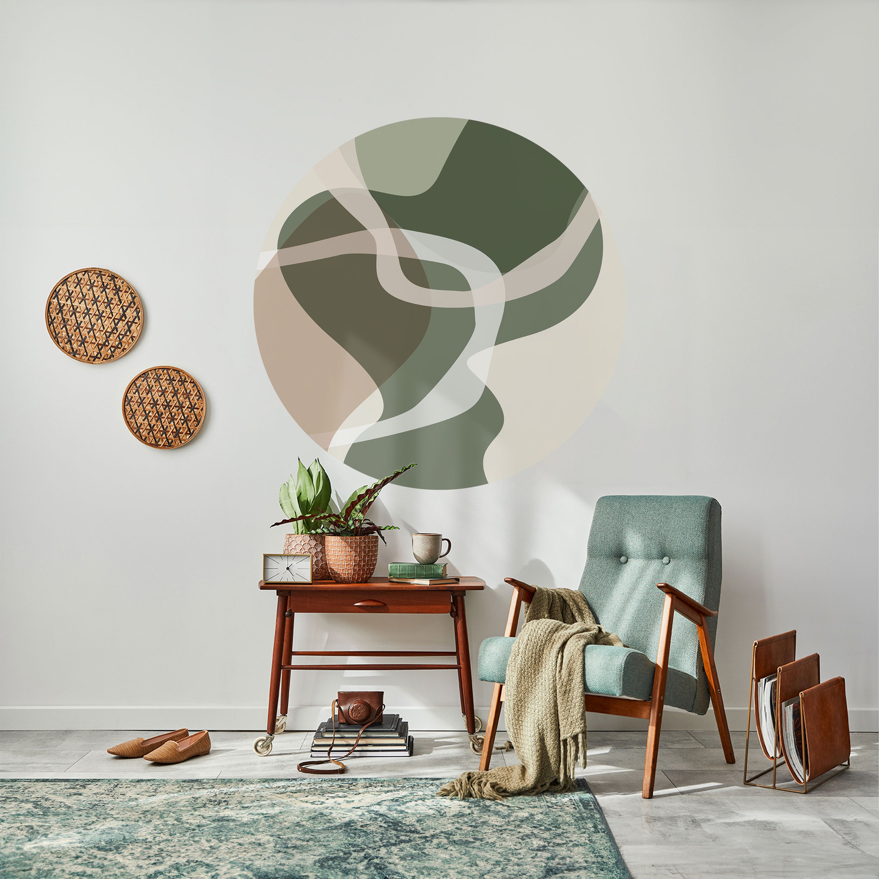 ART OF GREEN Naklejka okrągła