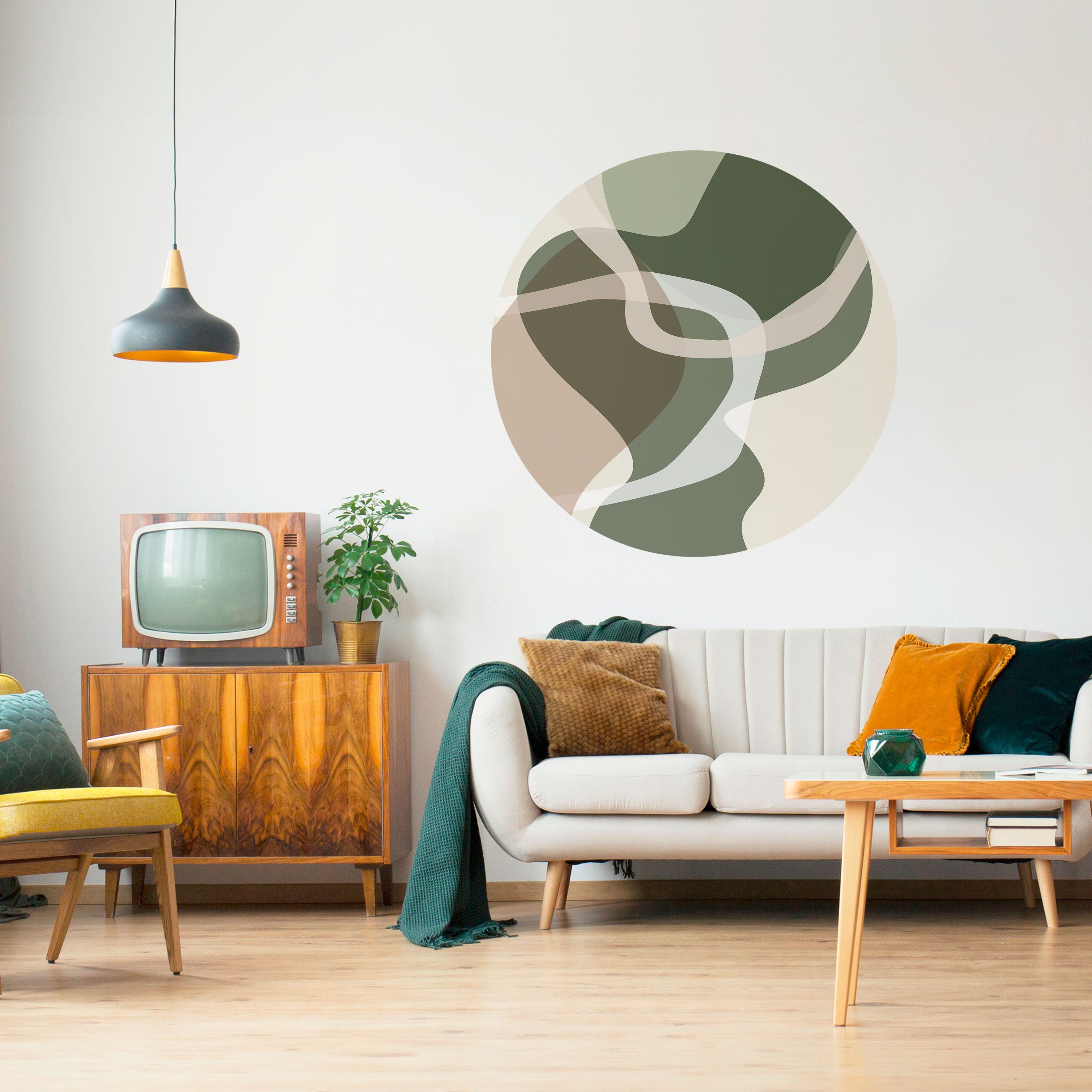 ART OF GREEN Naklejka okrągła