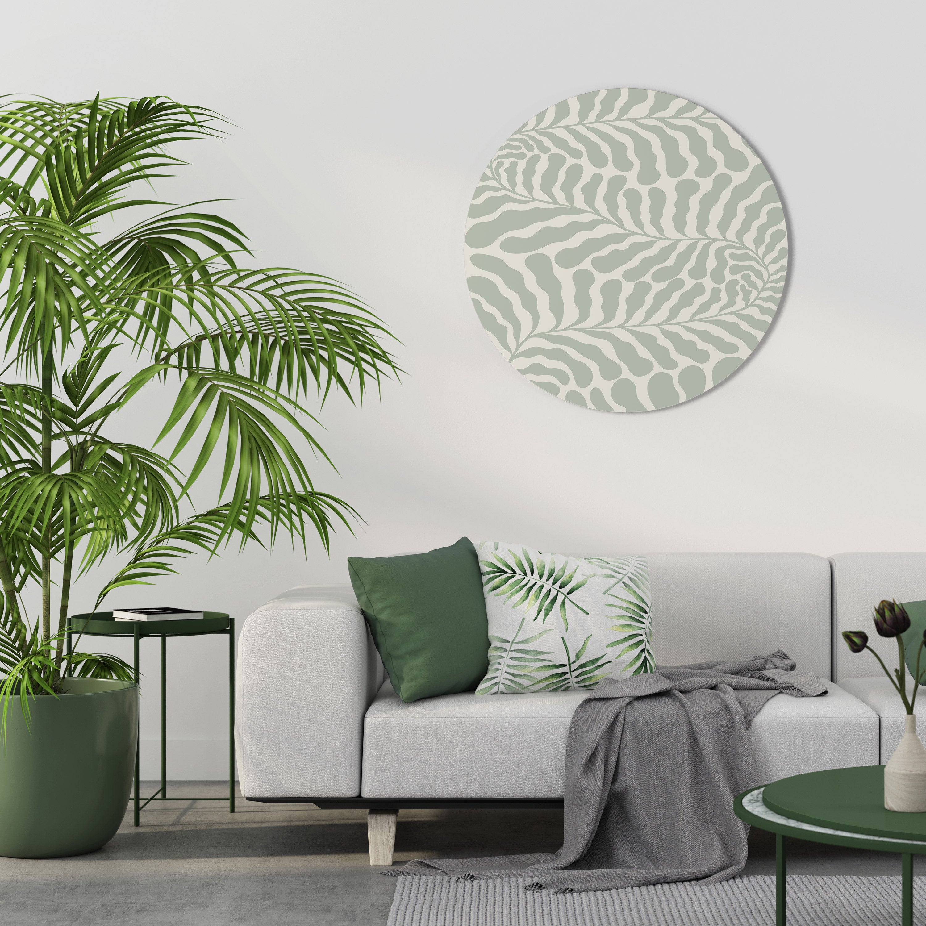 VERDURE LABIRYNTH Obraz okrągły