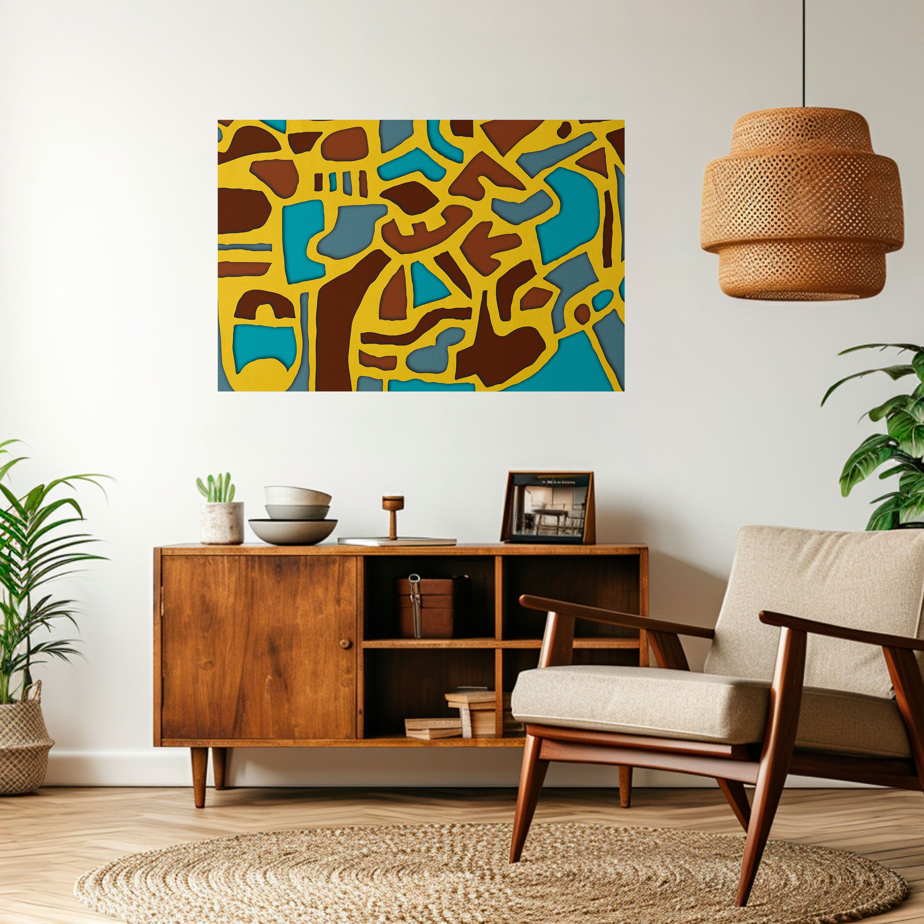 ASSYMETRICAL HARMONY Naklejka/Plakat poziomy