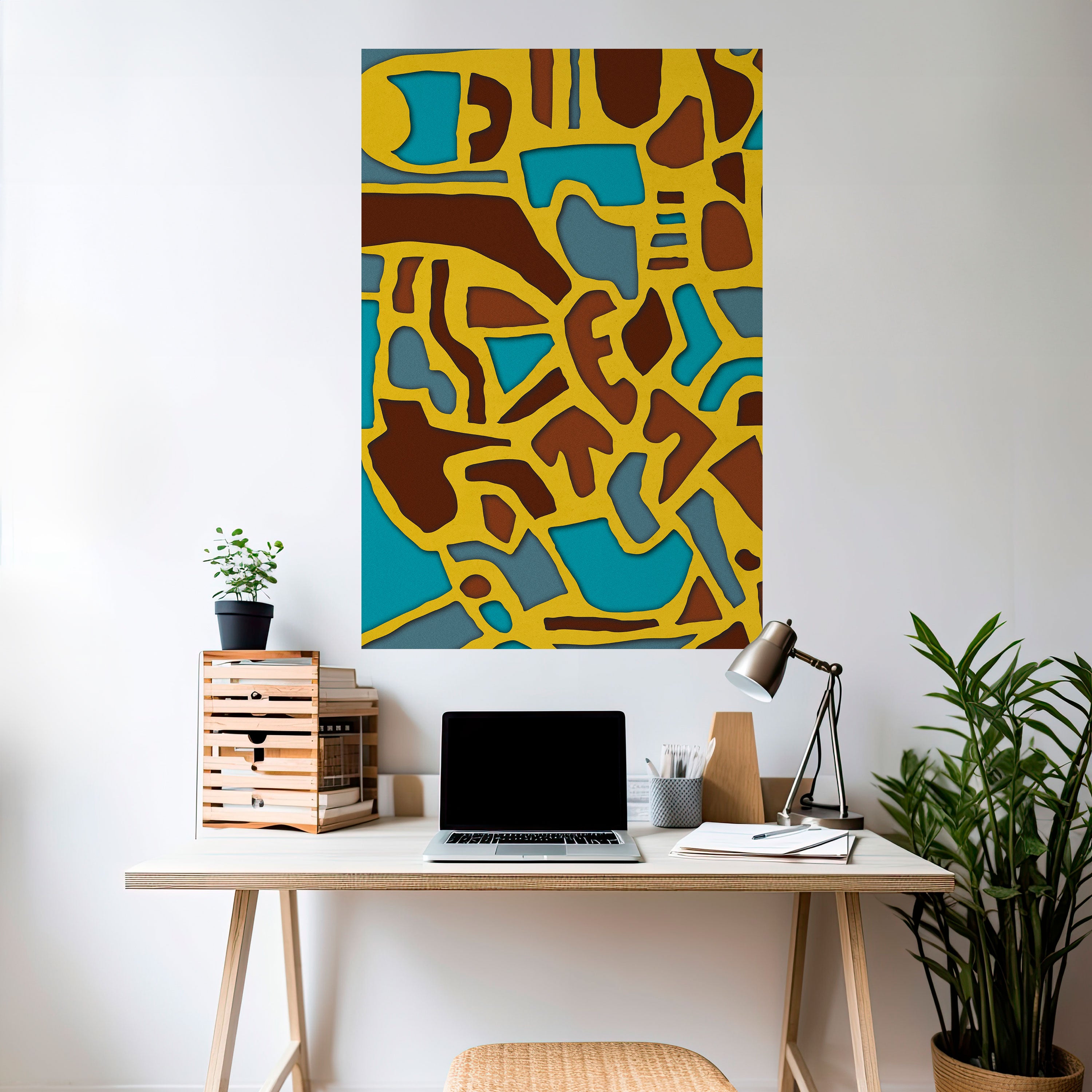 ASSYMETRICAL HARMONY Naklejka/Plakat pionowy