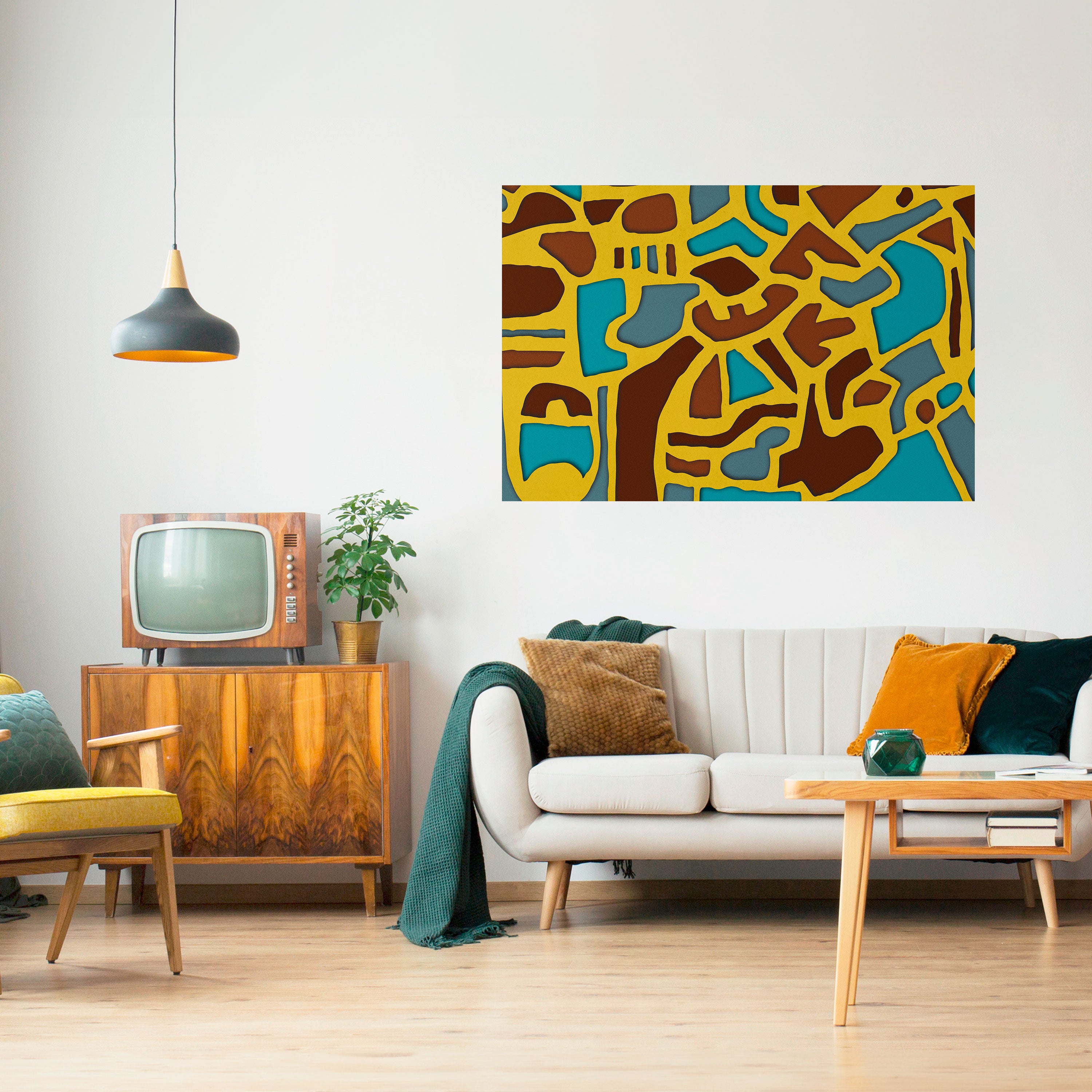 ASSYMETRICAL HARMONY Naklejka/Plakat poziomy