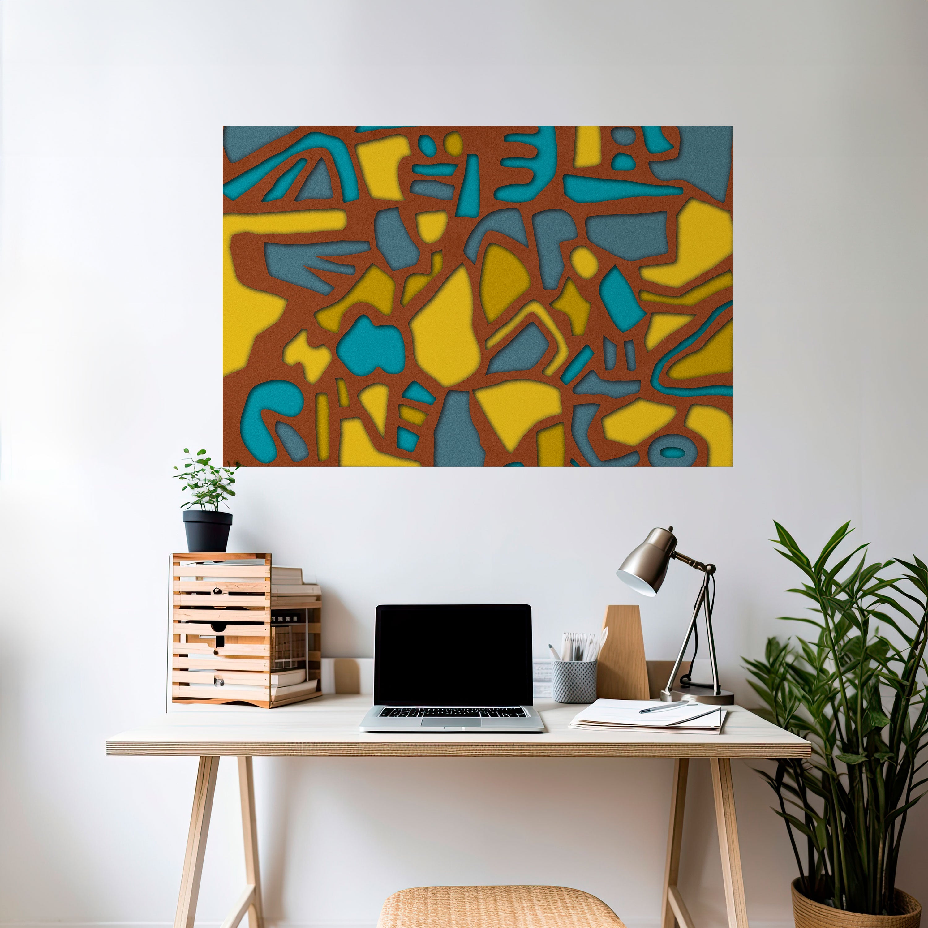 FORM SHUFFLE Naklejka/Plakat poziomy
