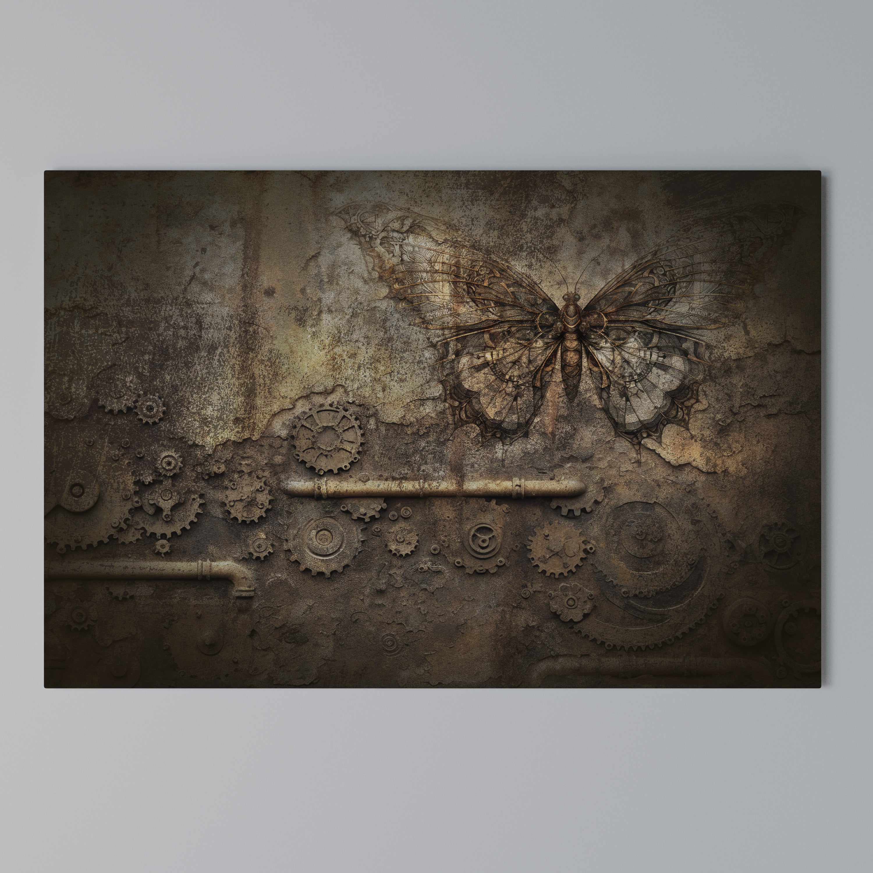 MECHANICAL BUTTERFLY Poziomy obraz na płótnie