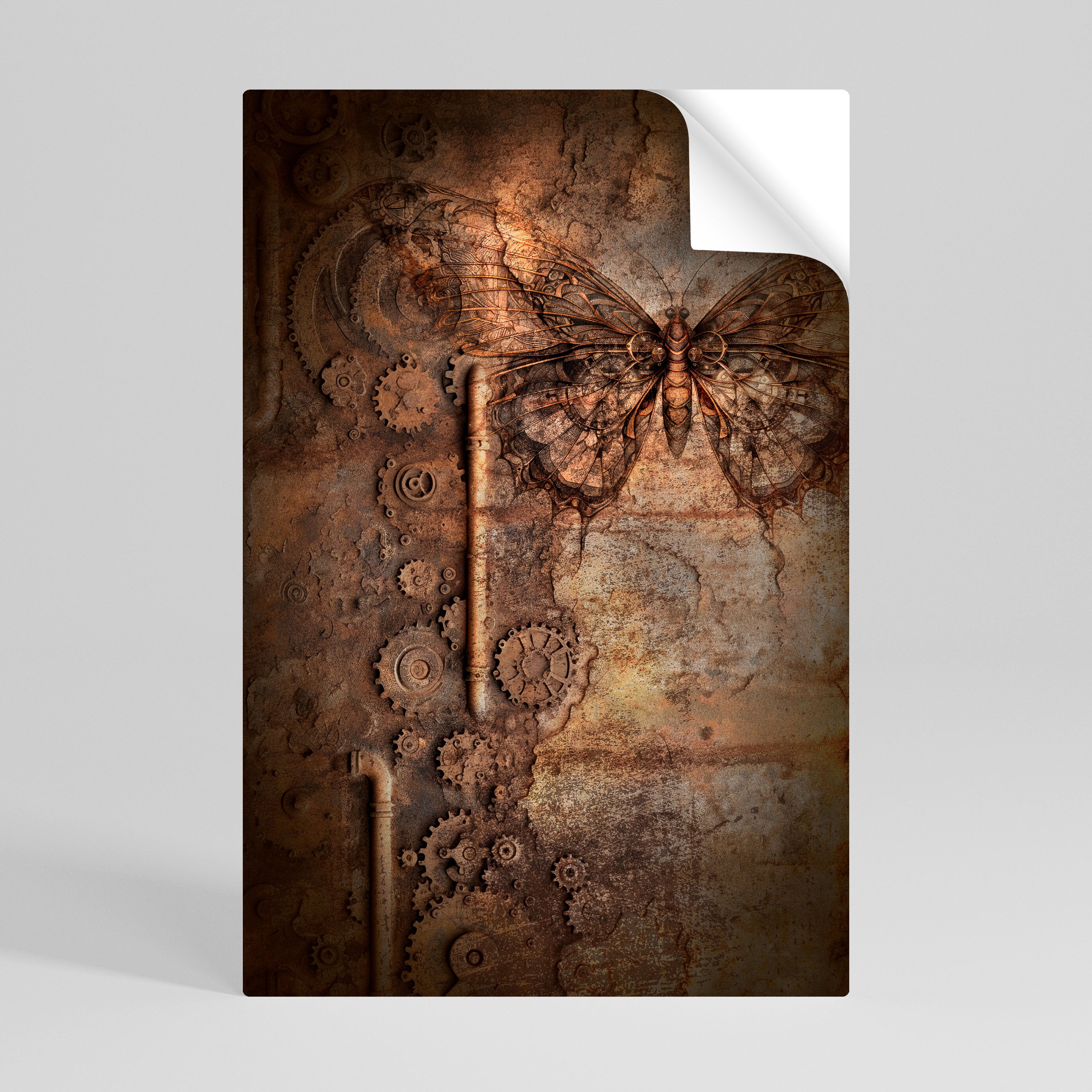 MECHANICAL BUTTERFLY Naklejka/Plakat pionowy