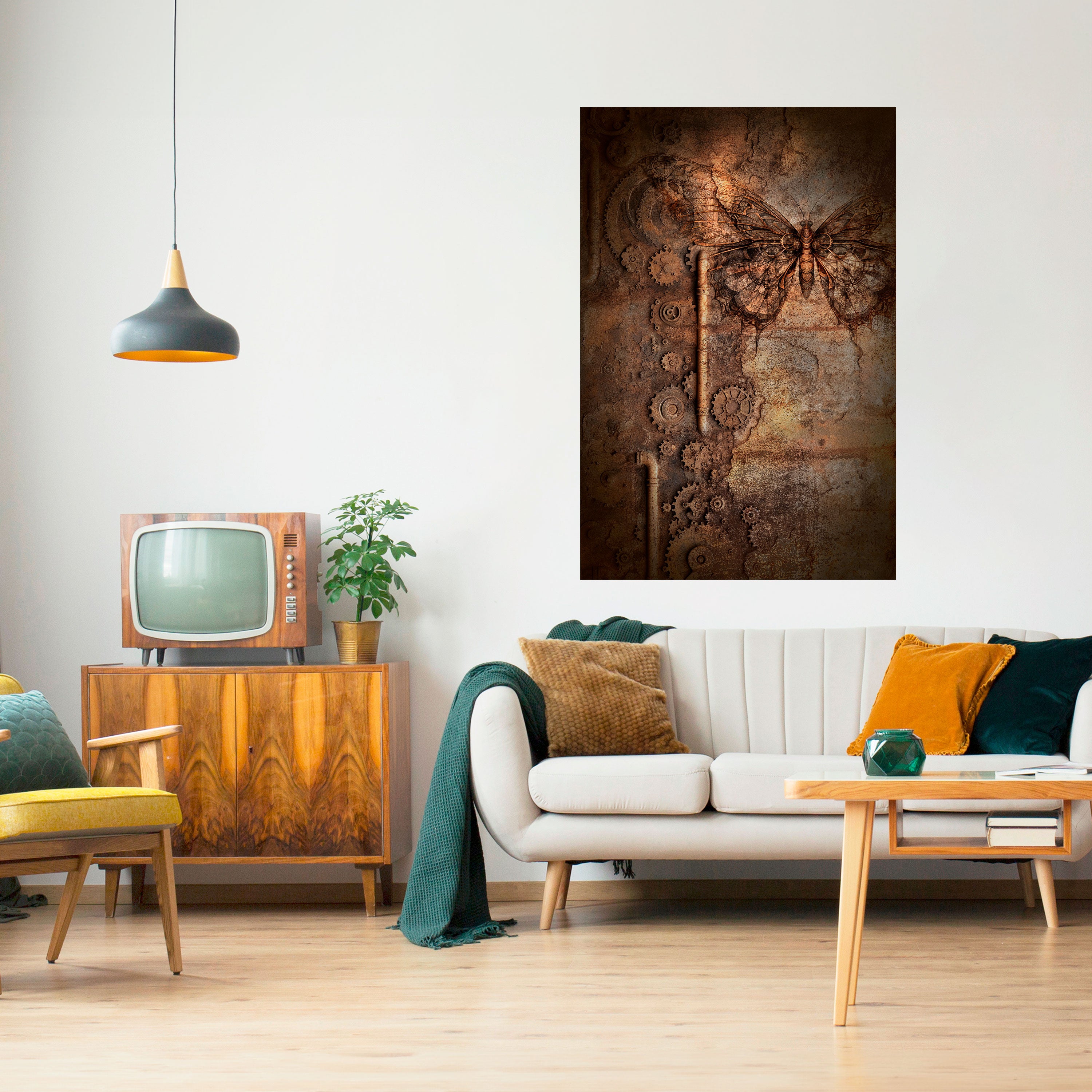 MECHANICAL BUTTERFLY Naklejka/Plakat pionowy