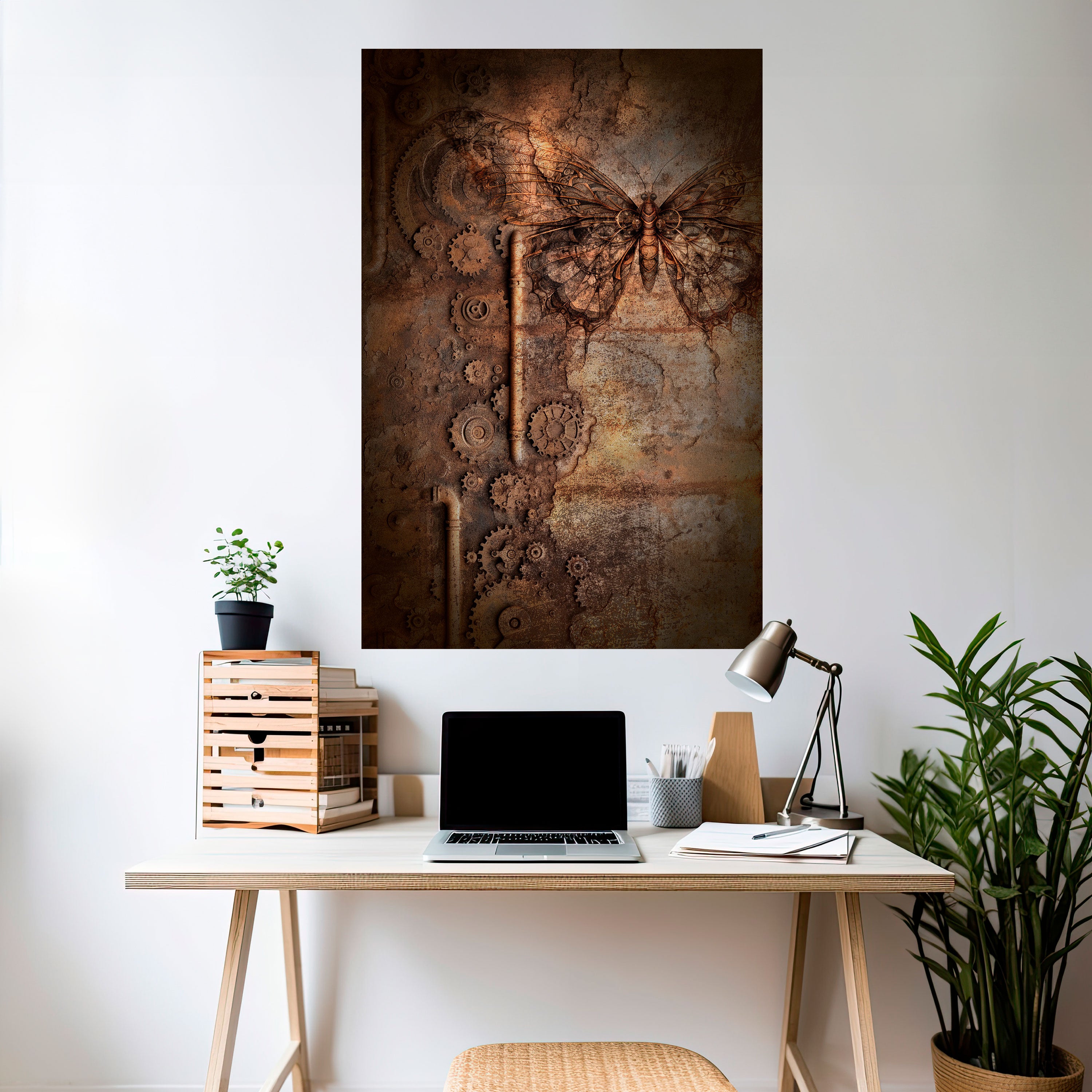 MECHANICAL BUTTERFLY Naklejka/Plakat pionowy