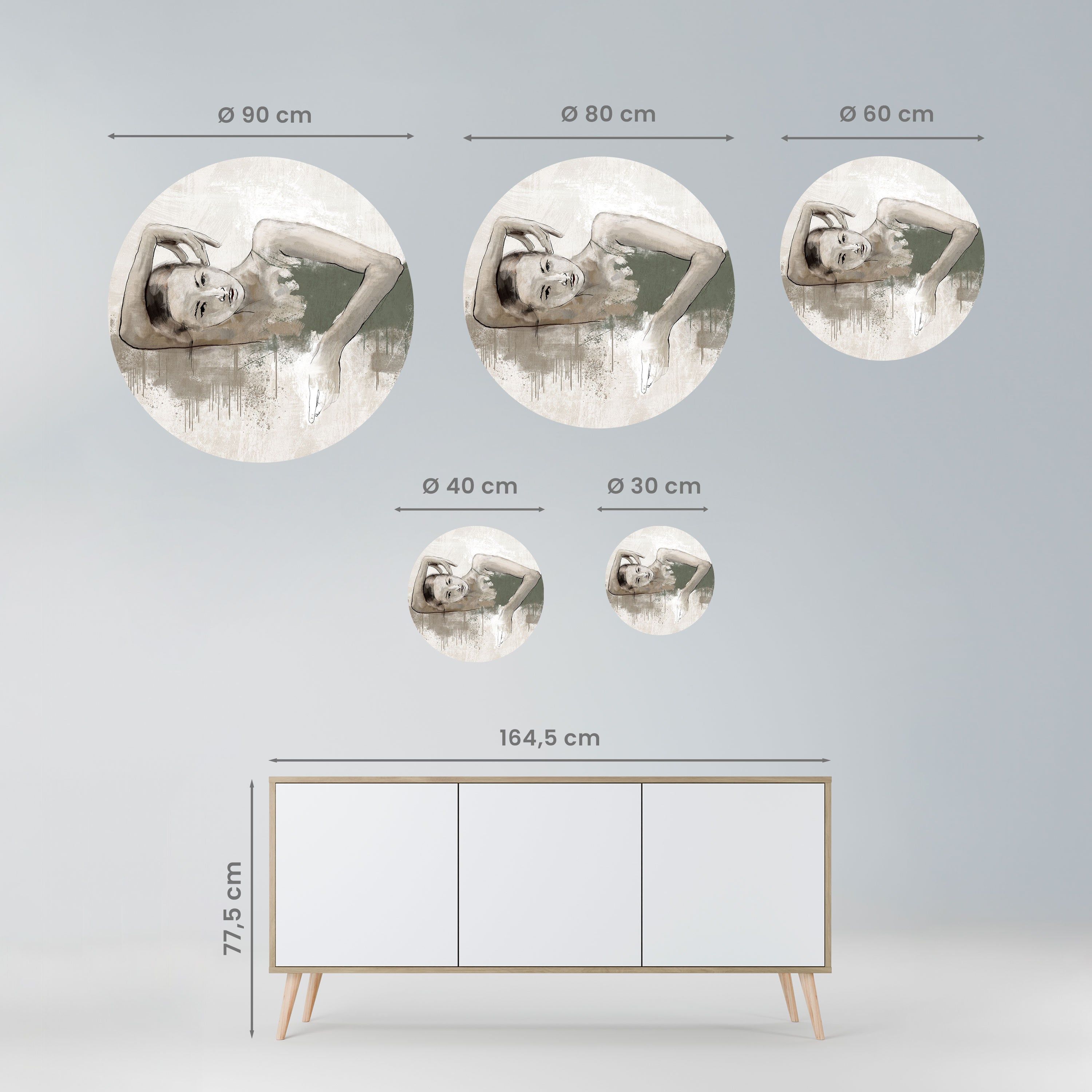 FROZEN IN TIME Naklejka okrągła