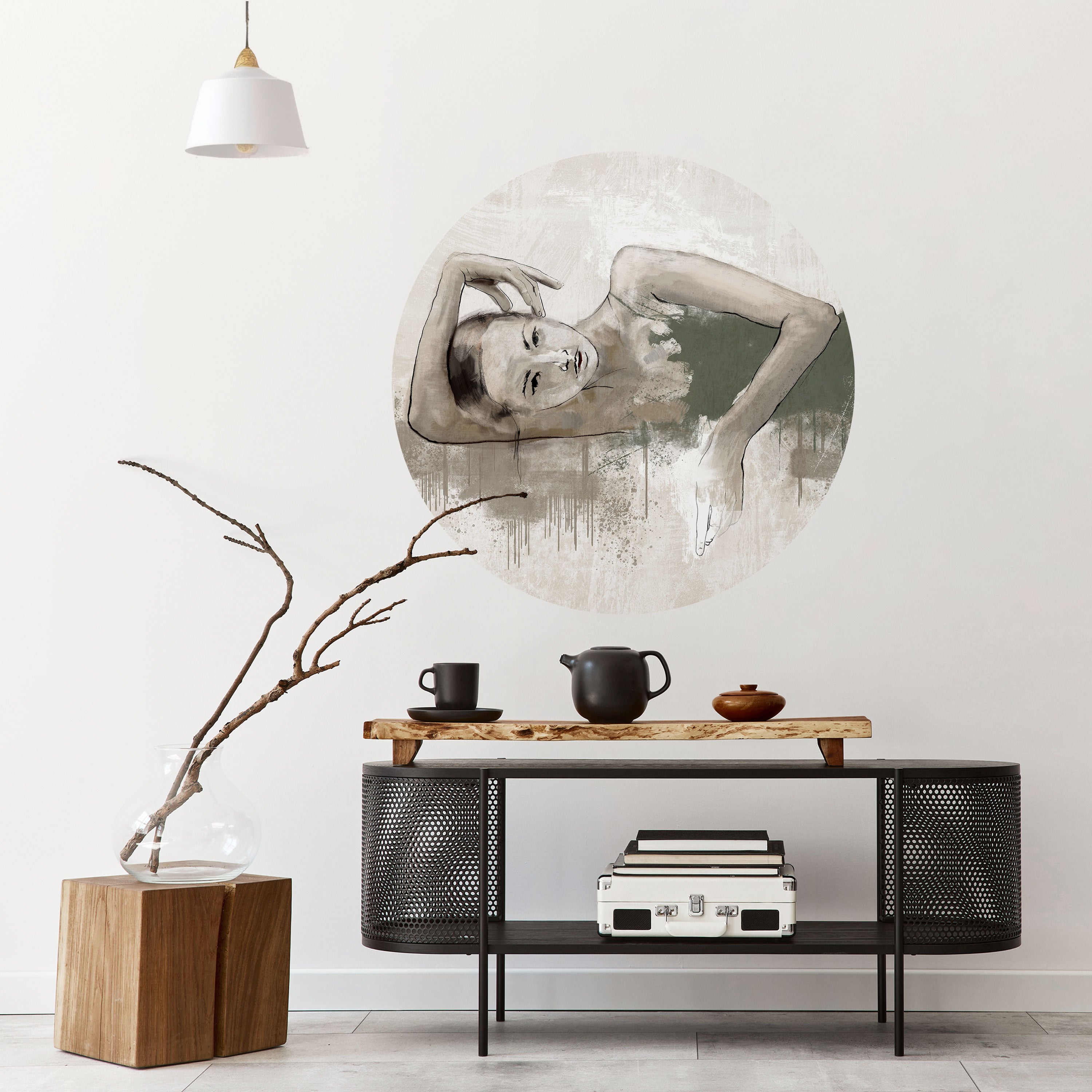 FROZEN IN TIME Naklejka okrągła