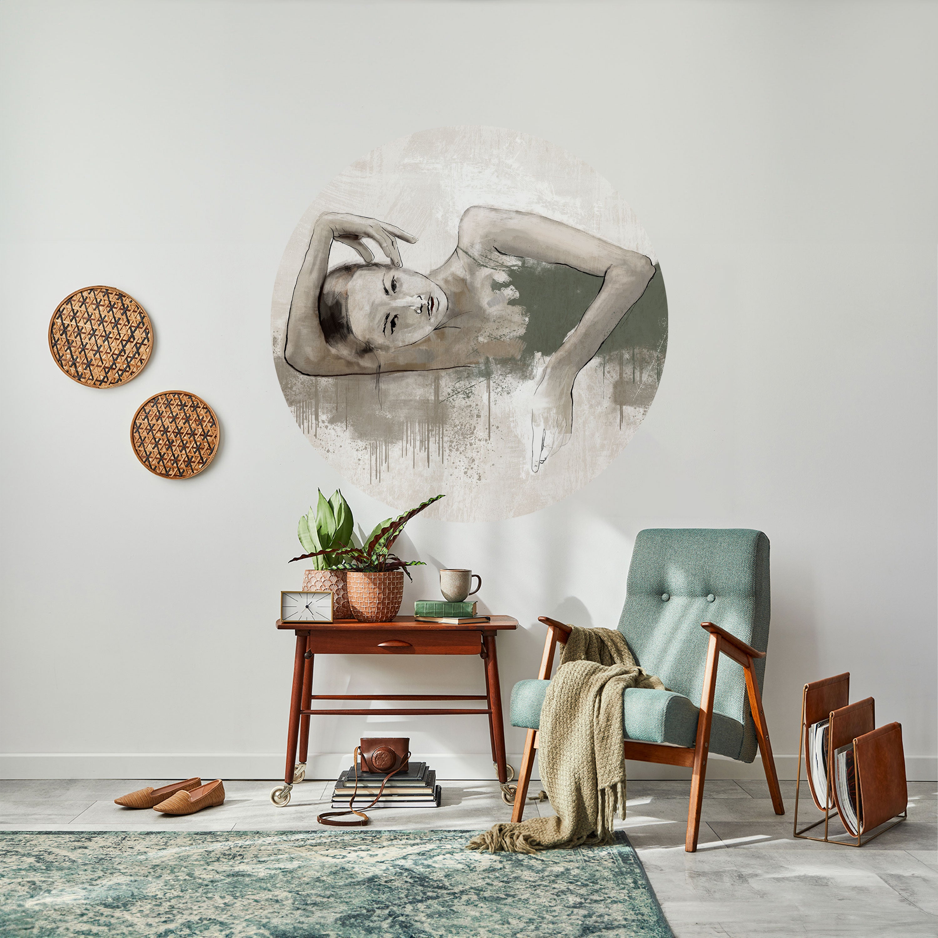 FROZEN IN TIME Naklejka okrągła