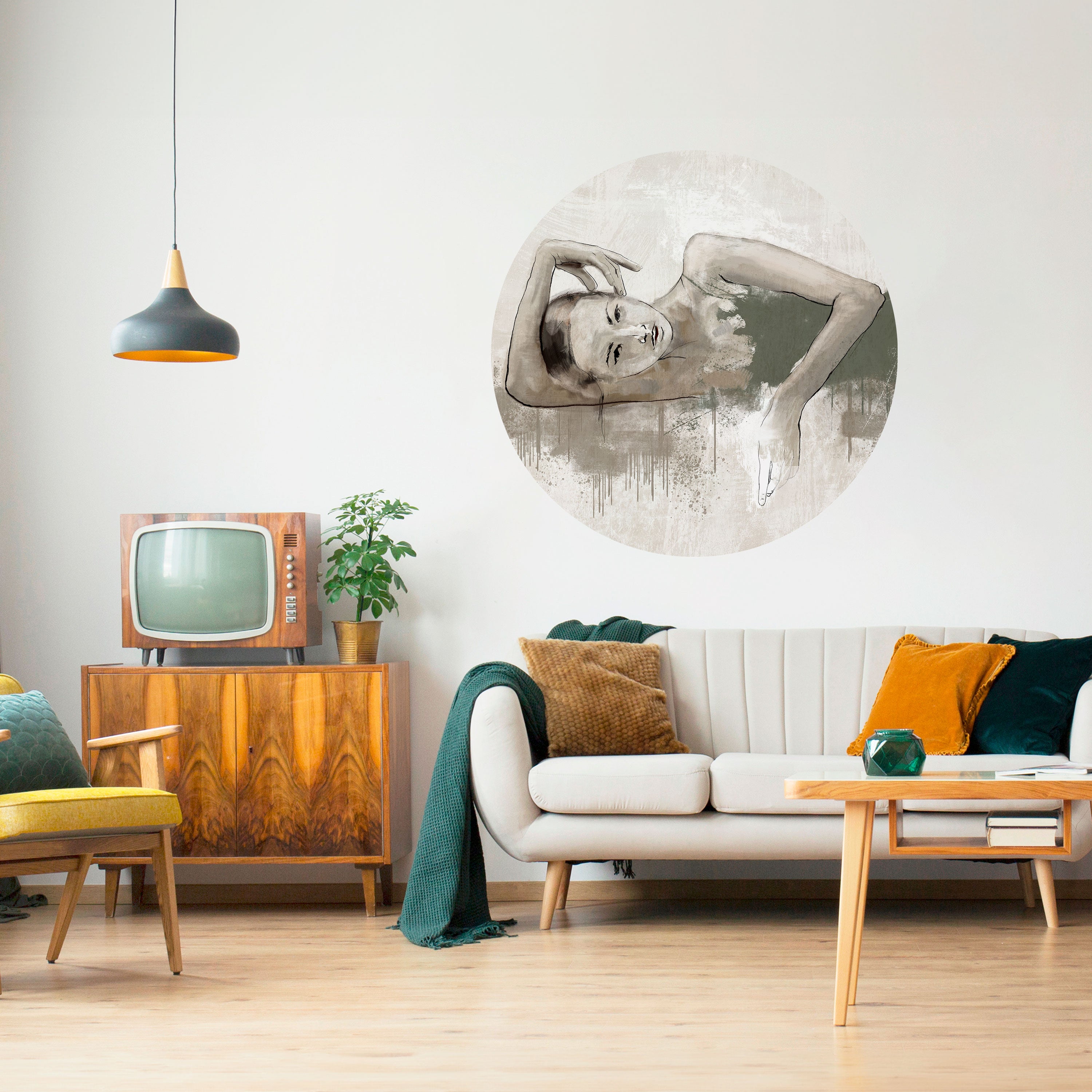 FROZEN IN TIME Naklejka okrągła