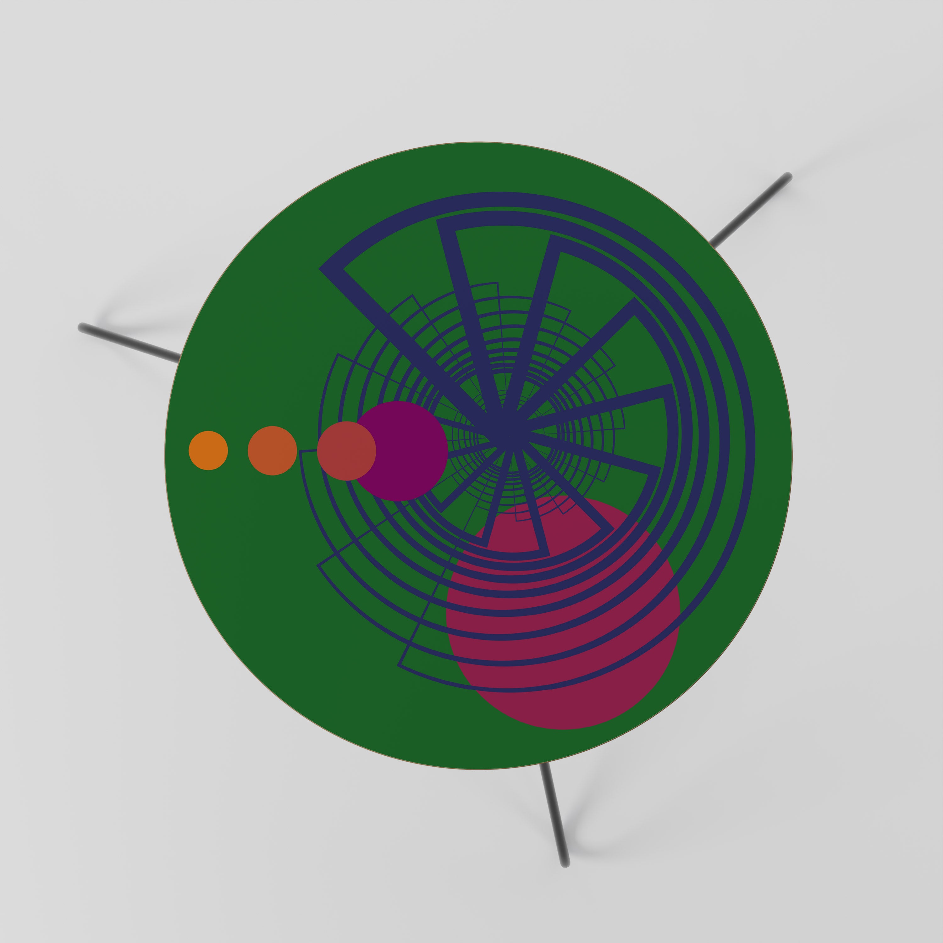 VIVID COLORWHEEL Stolik kawowy mały