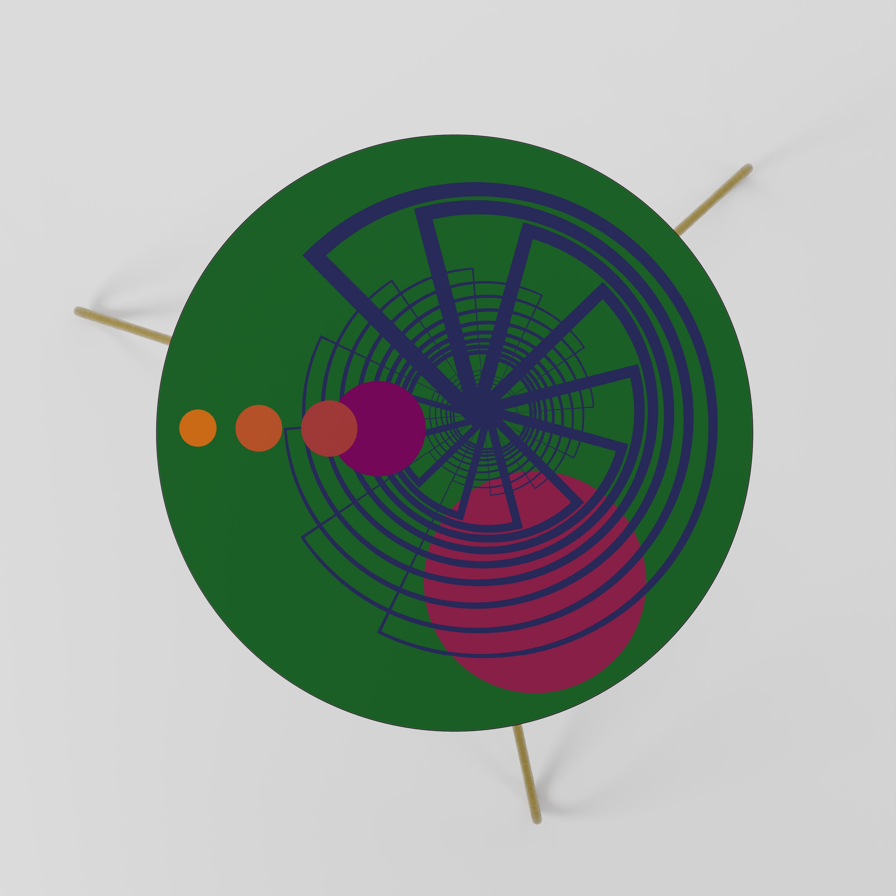 VIVID COLORWHEEL Stolik kawowy mały