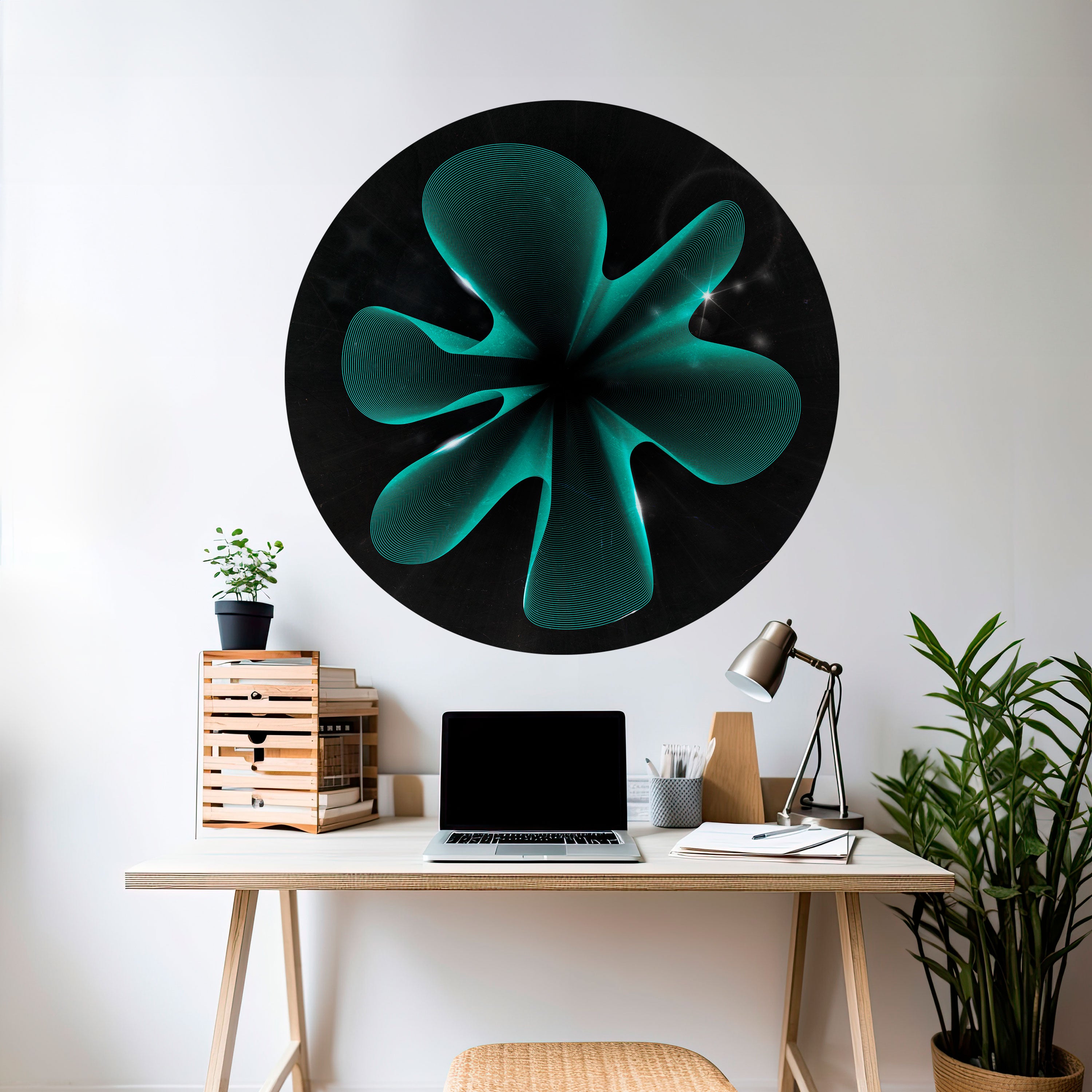 ELECTRIC ILLUSION Naklejka okrągła