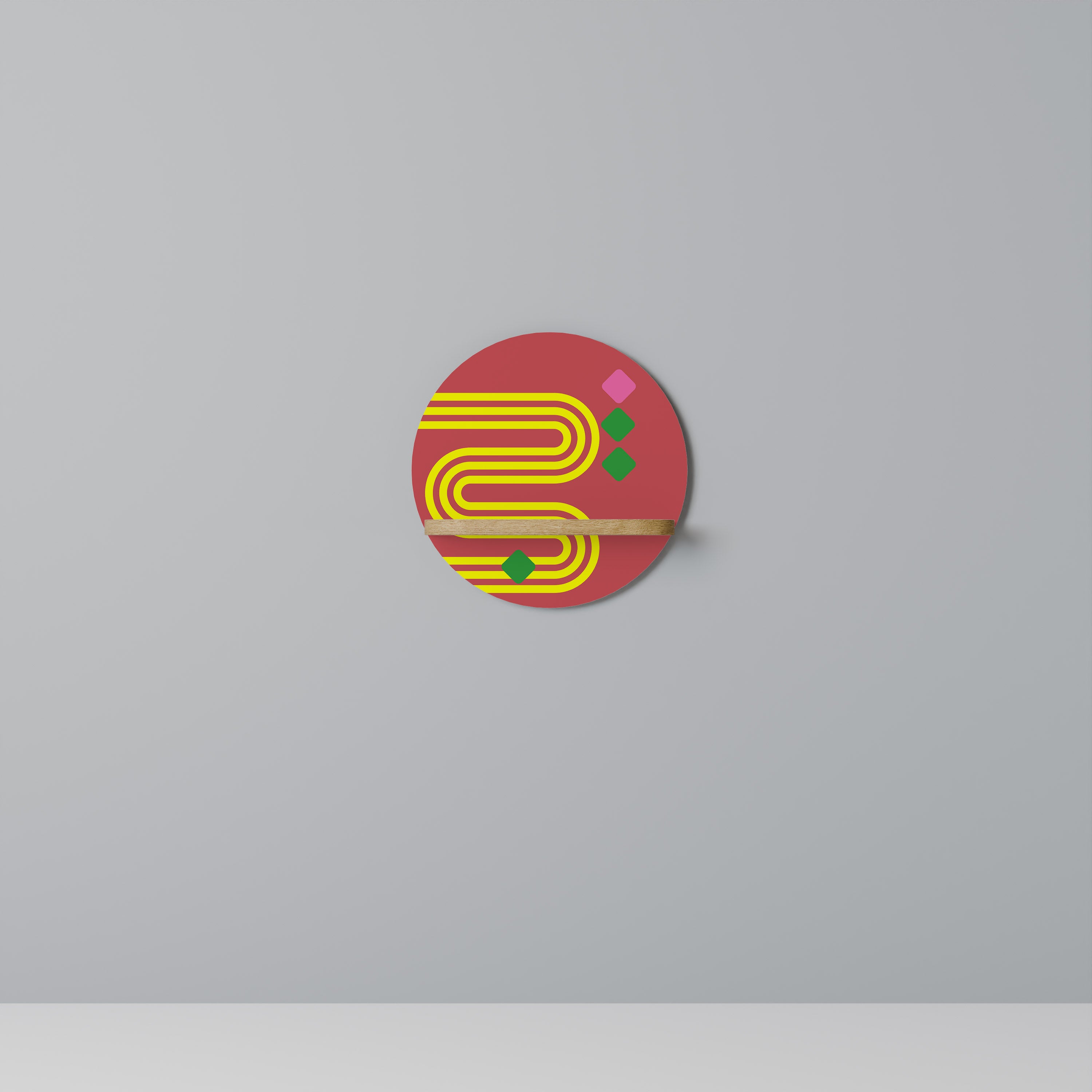 LOST IN CHROMA Półka okrągła