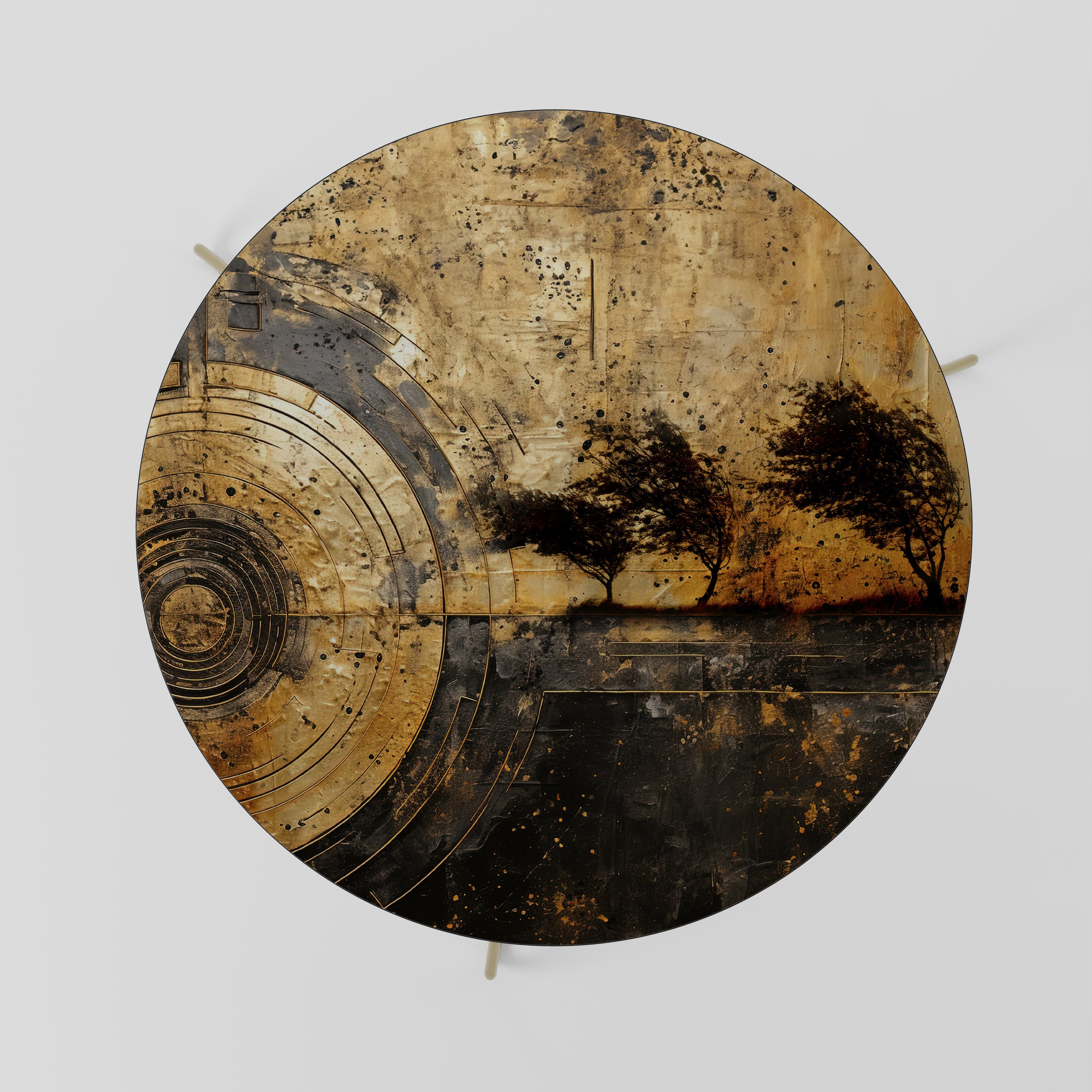 COPPERY EARTHQUAKE Stolik kawowy duży