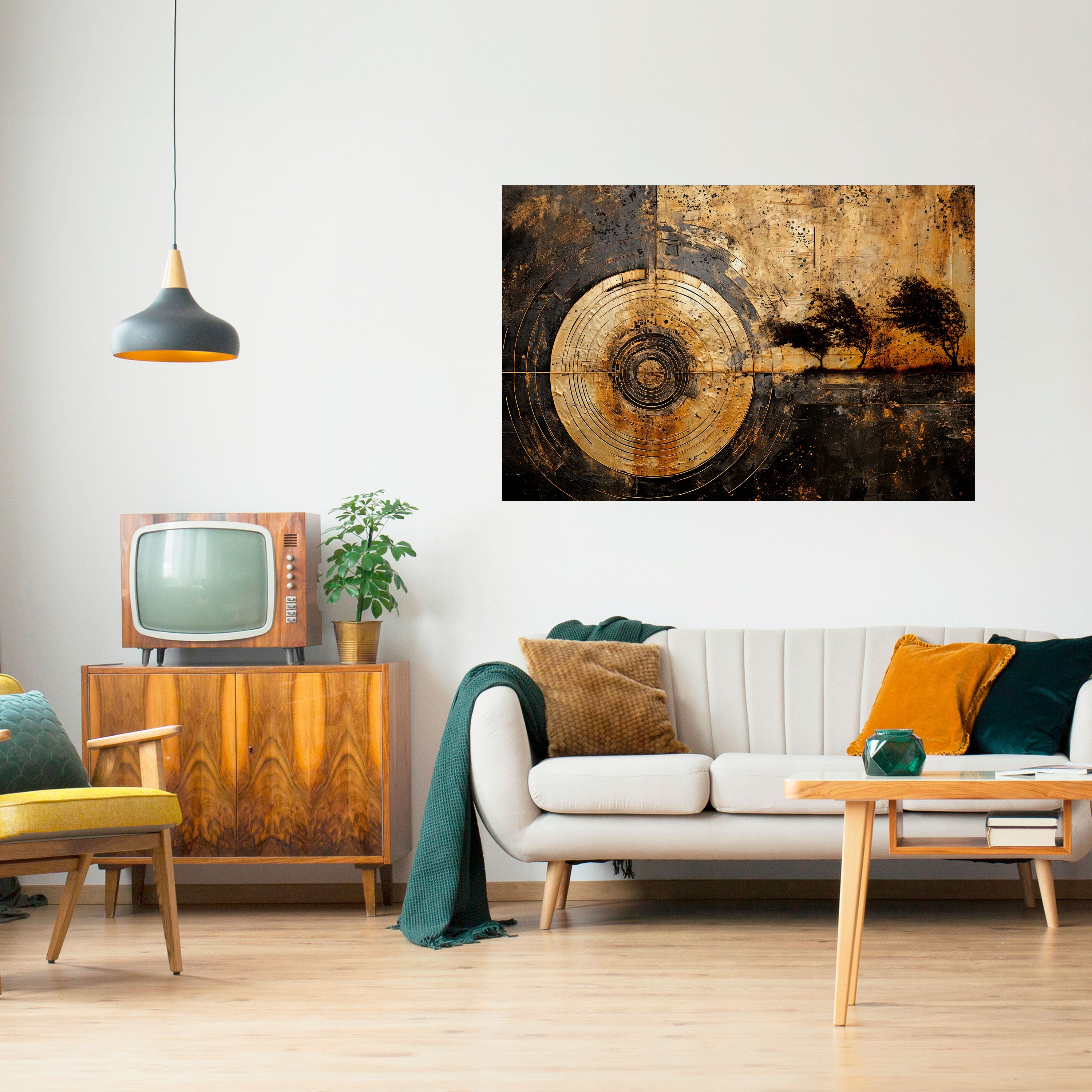 COPPERY EARTHQUAKE Naklejka/Plakat poziomy