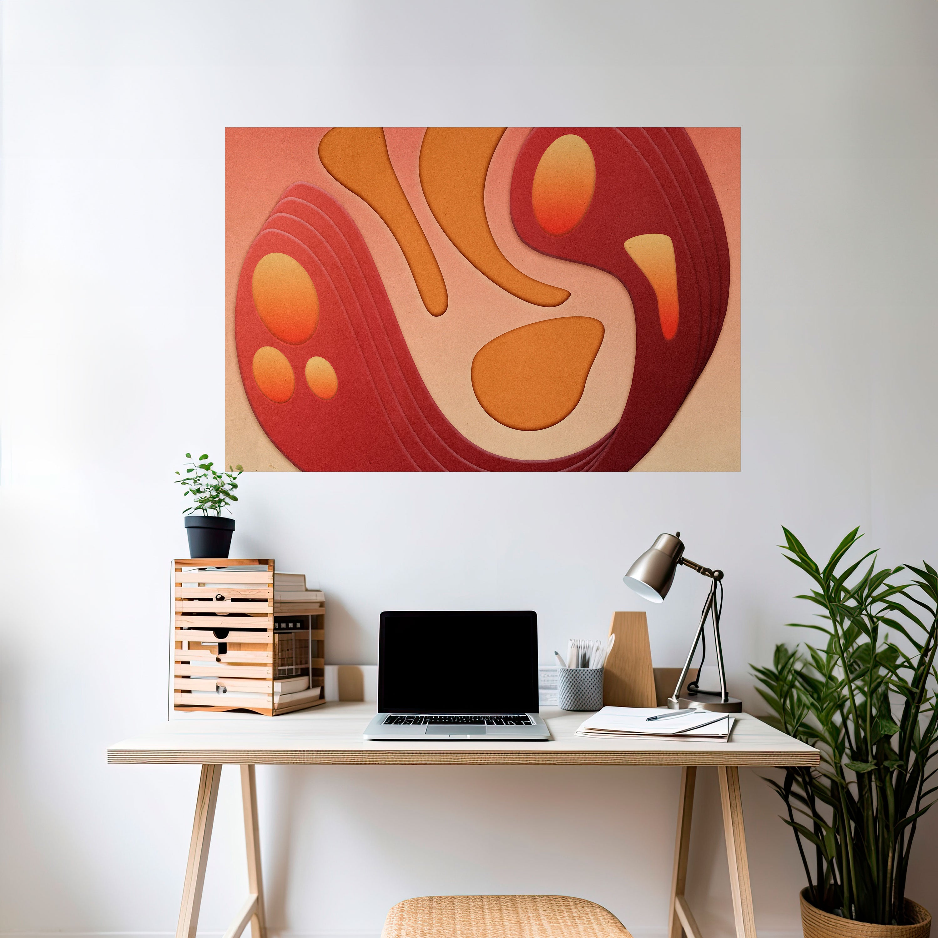 IMMERSION STRUCTURE Naklejka/Plakat poziomy