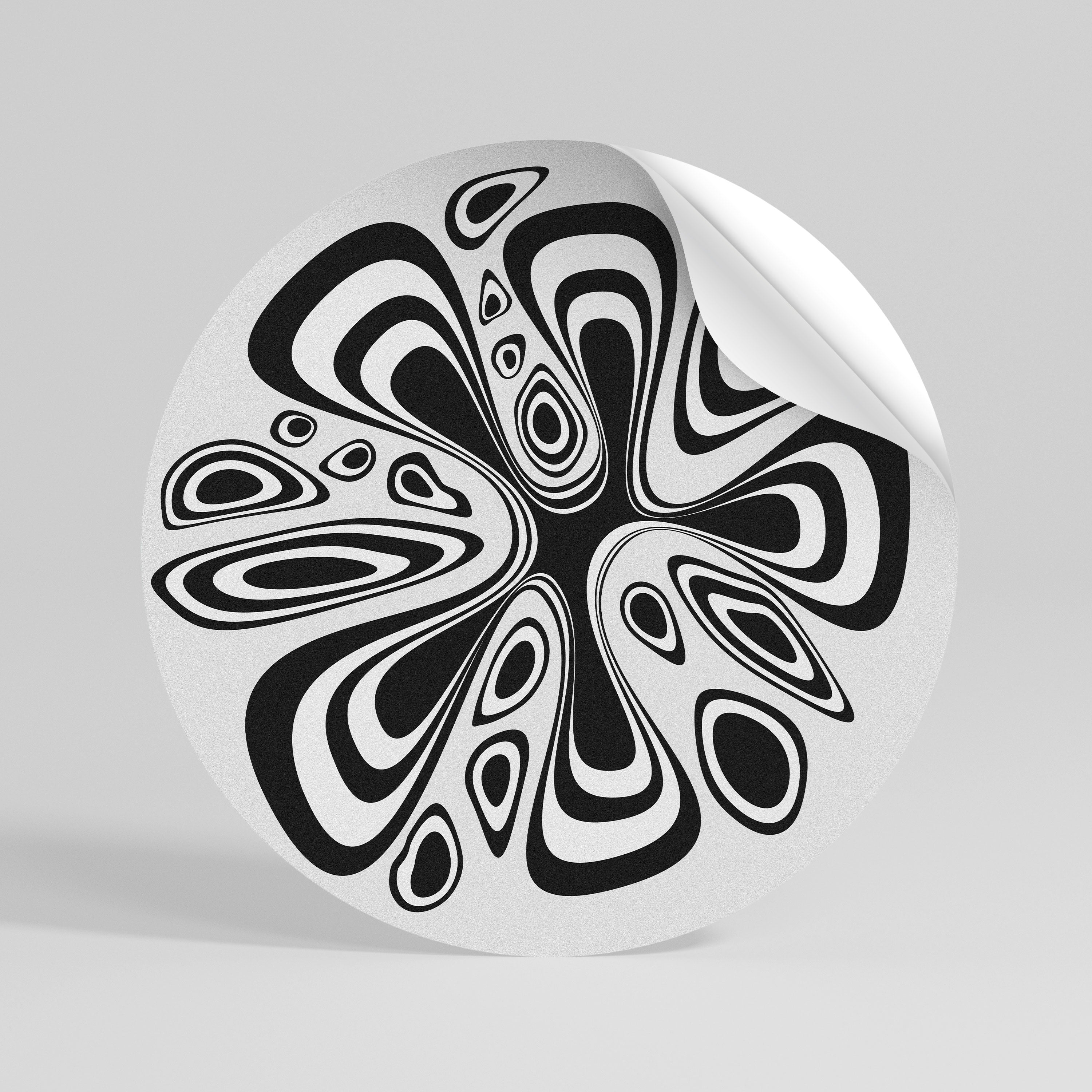 HIPNOTIZING BLOT Naklejka okrągła