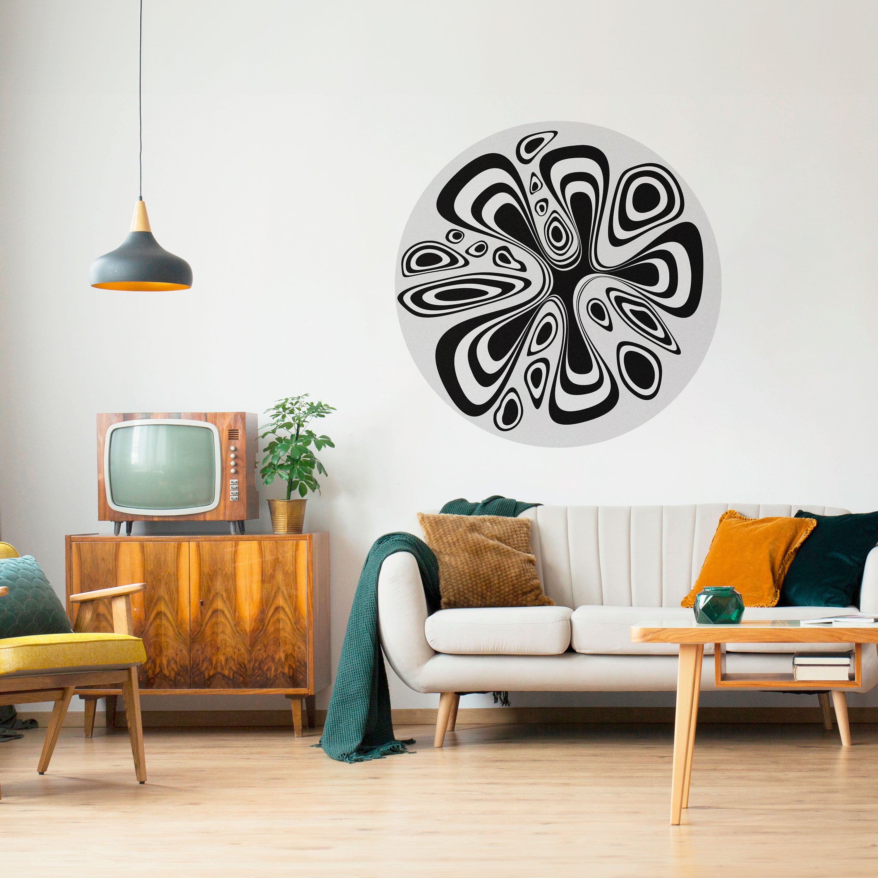 HIPNOTIZING BLOT Naklejka okrągła