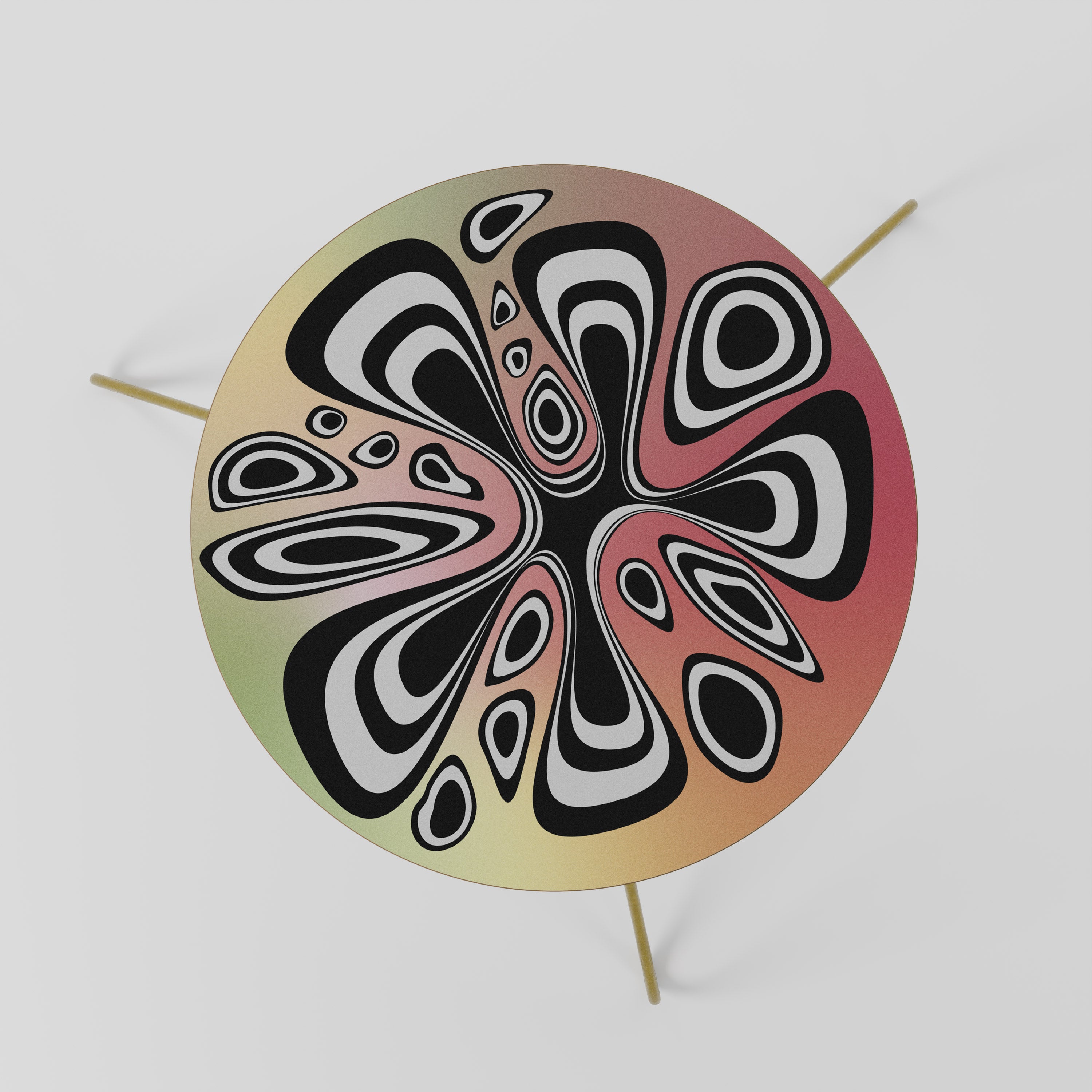 ILLUSIONARY SPLASH Stolik kawowy mały