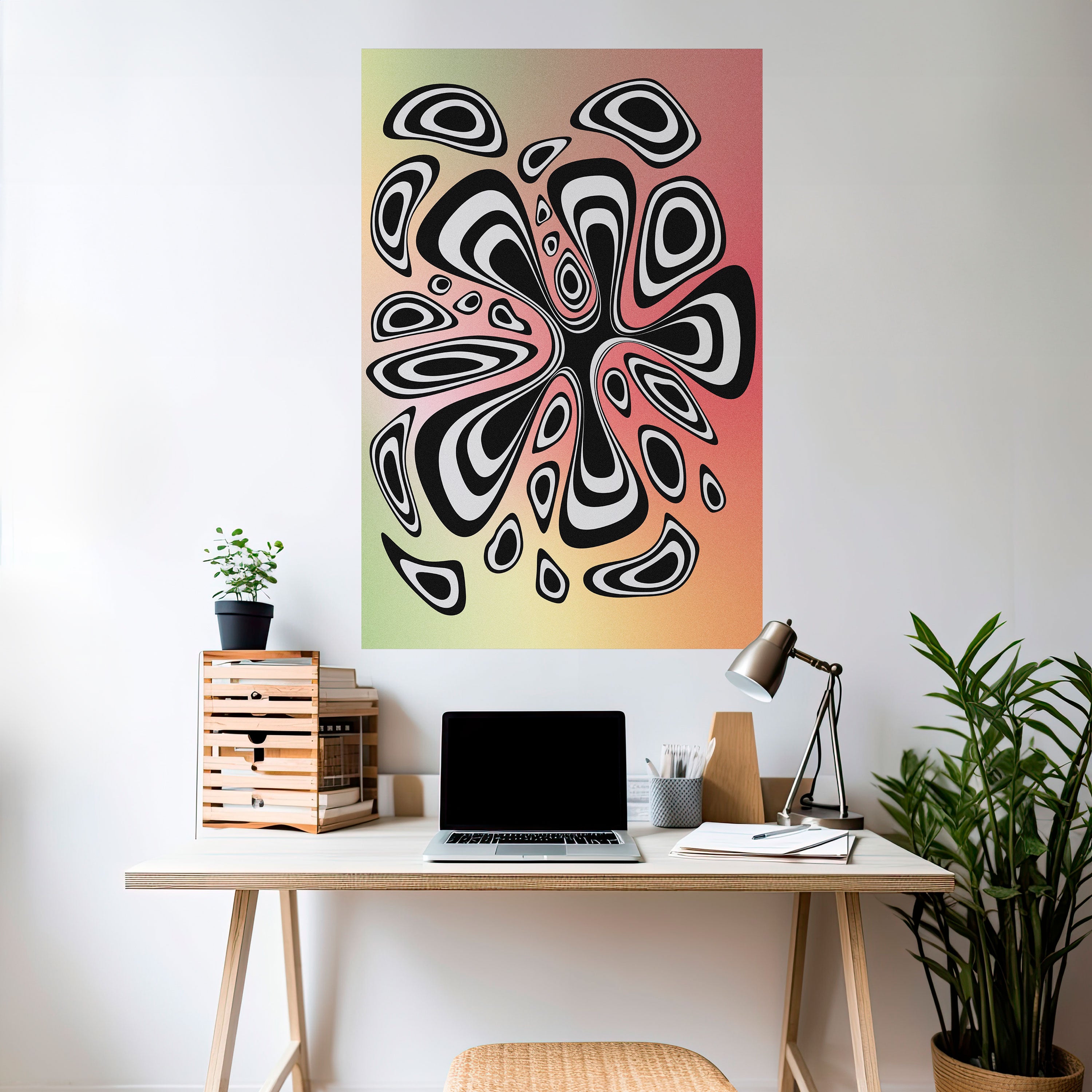 ILLUSIONARY SPLASH Naklejka/Plakat pionowy