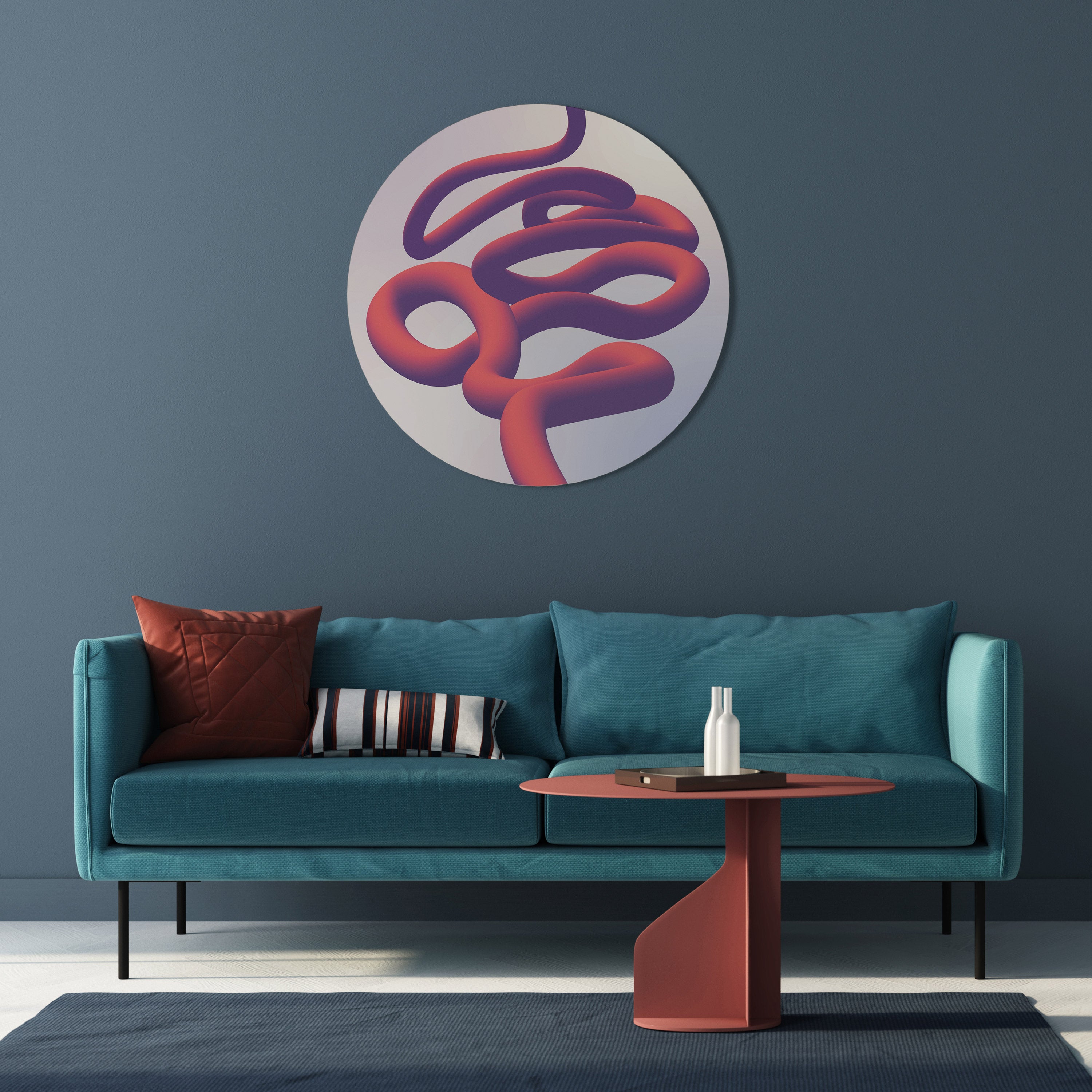 INFINITY WIRE Obraz okrągły
