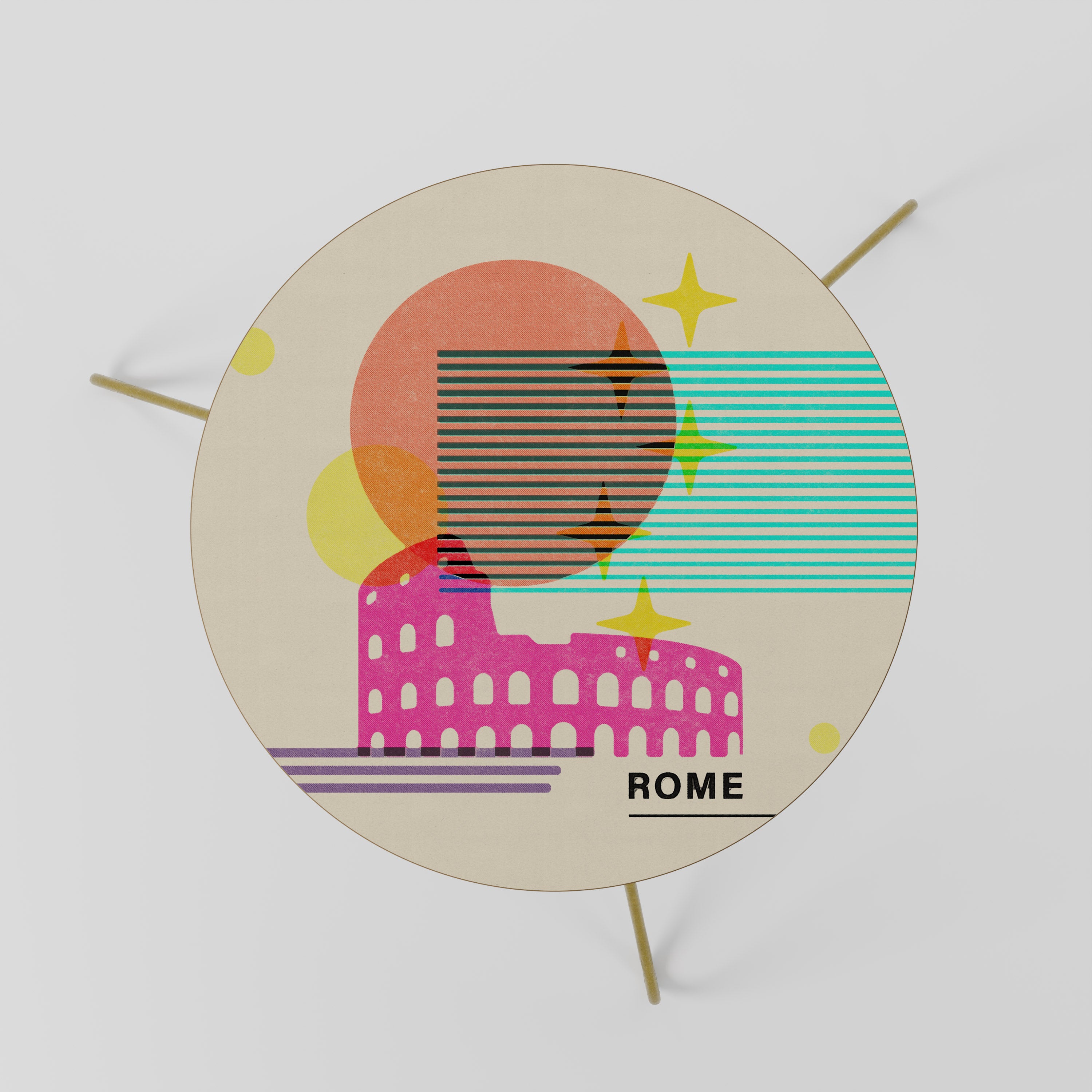 ROMAN SPARKLE Stolik kawowy mały