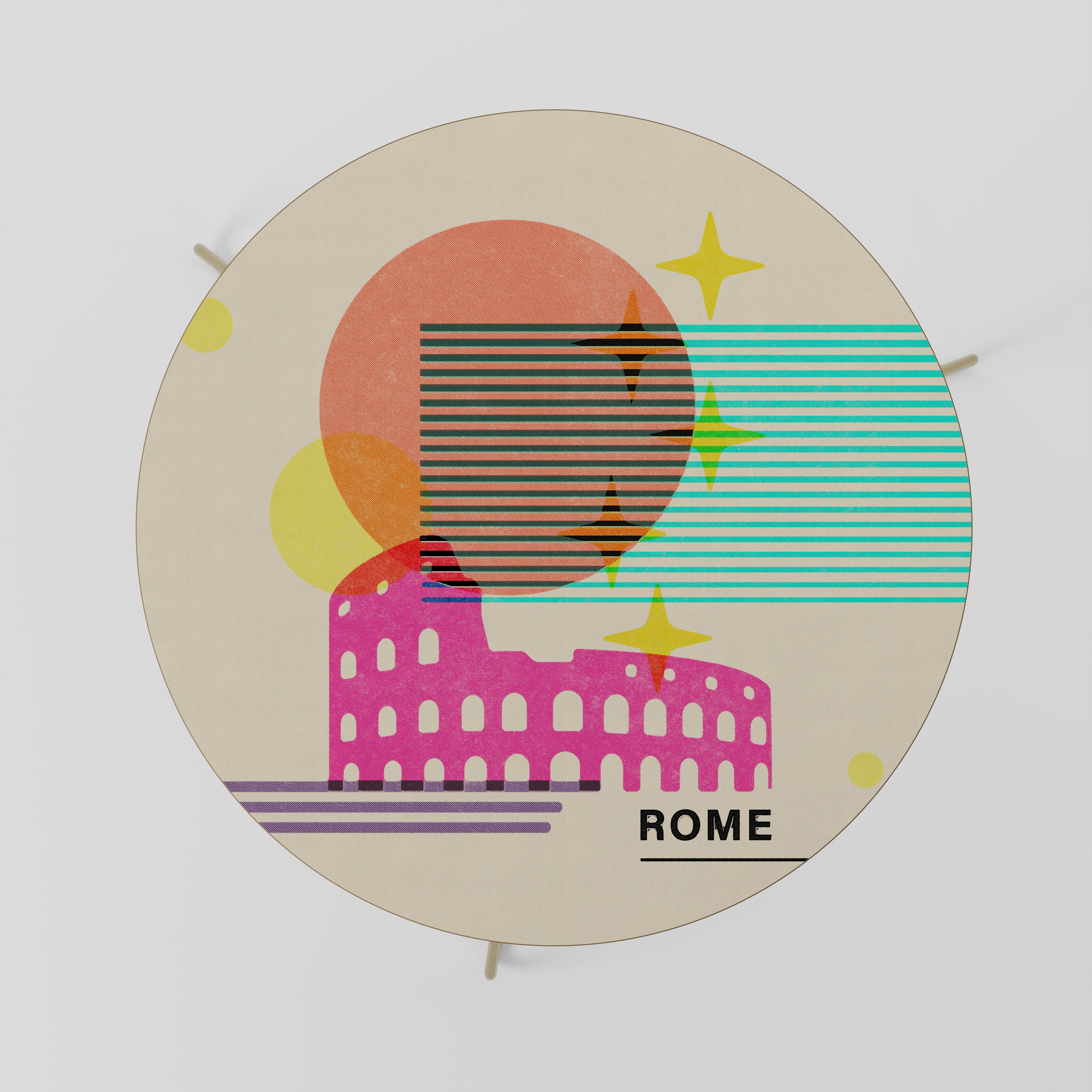 ROMAN SPARKLE Stolik kawowy duży