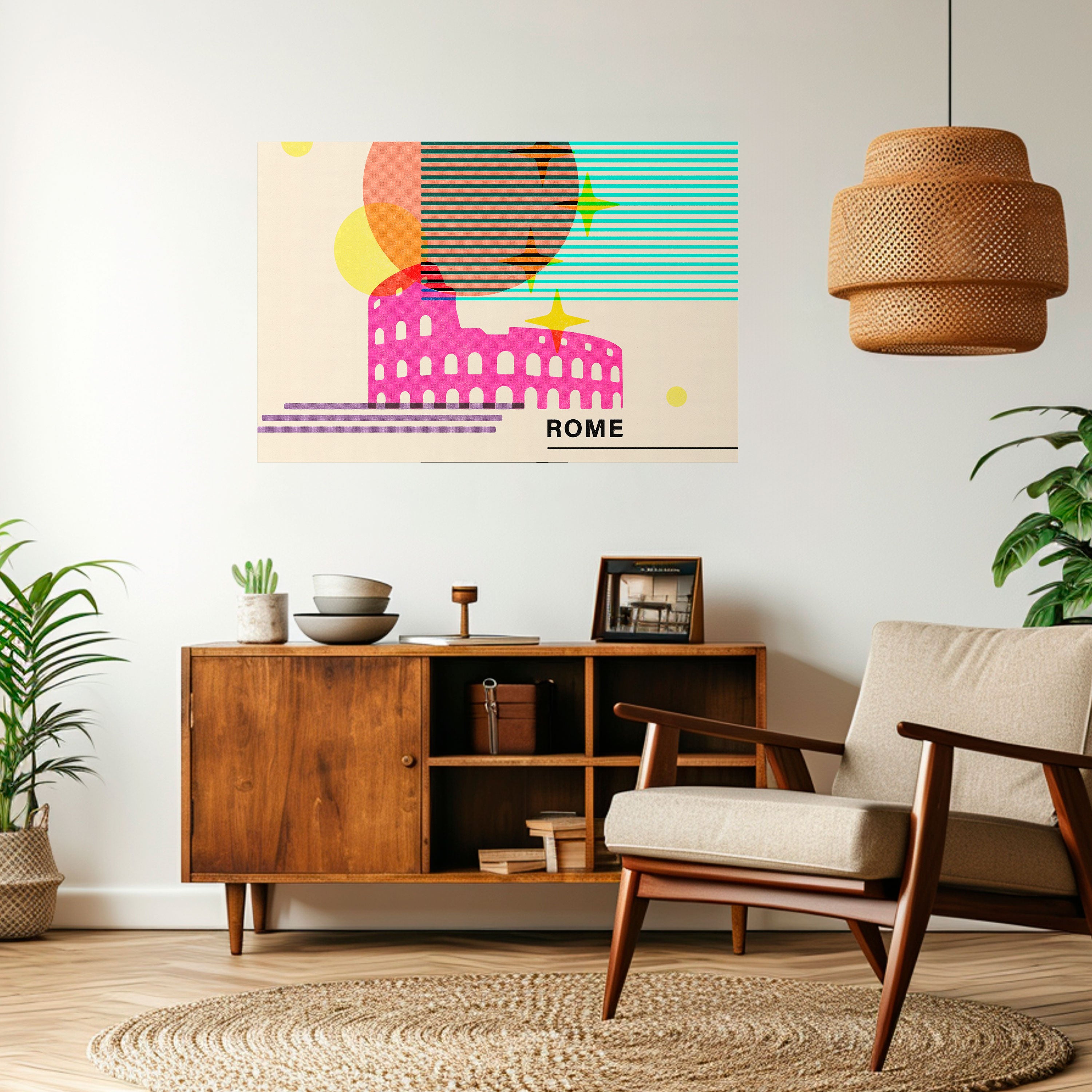 ROMAN SPARKLE Naklejka/Plakat poziomy