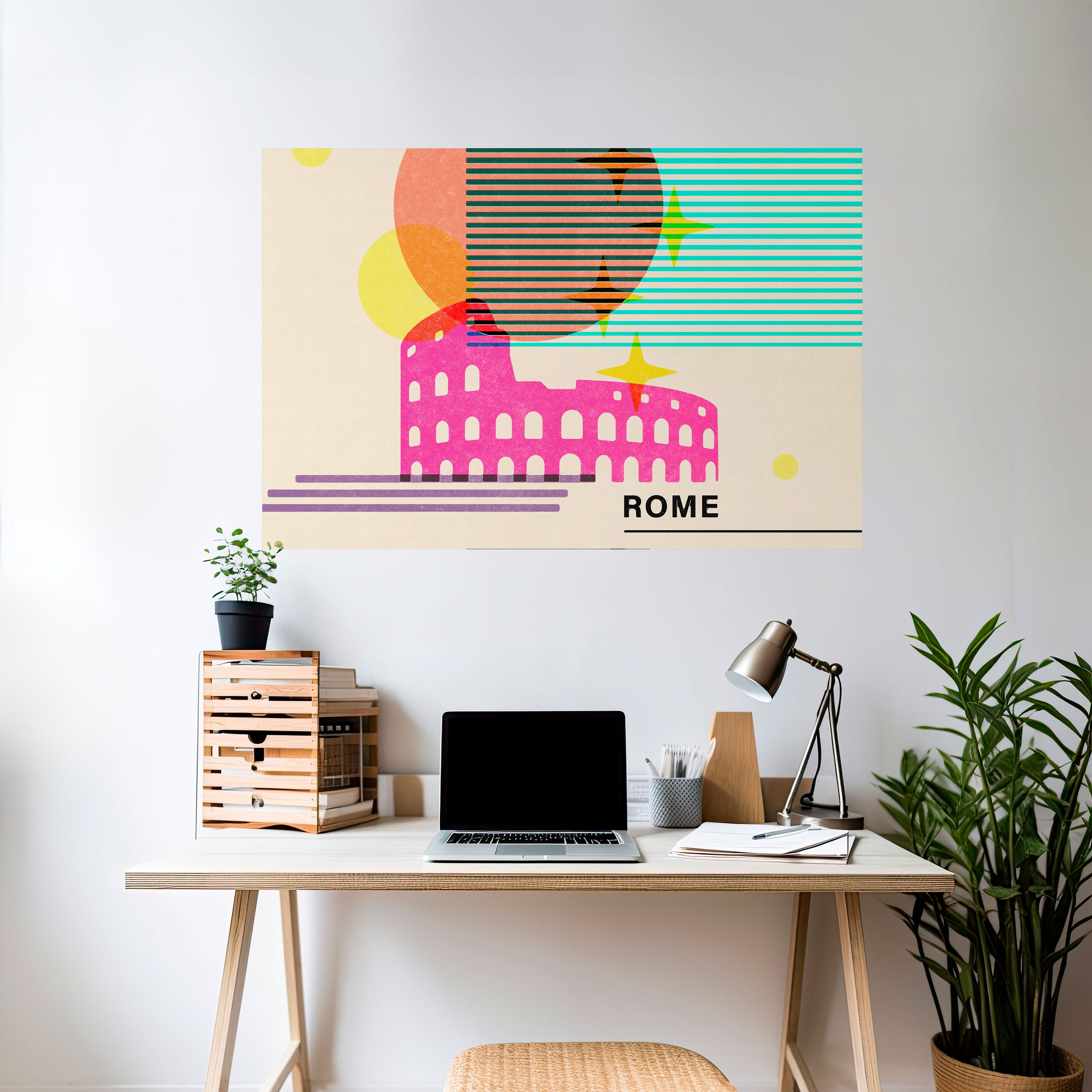 ROMAN SPARKLE Naklejka/Plakat poziomy