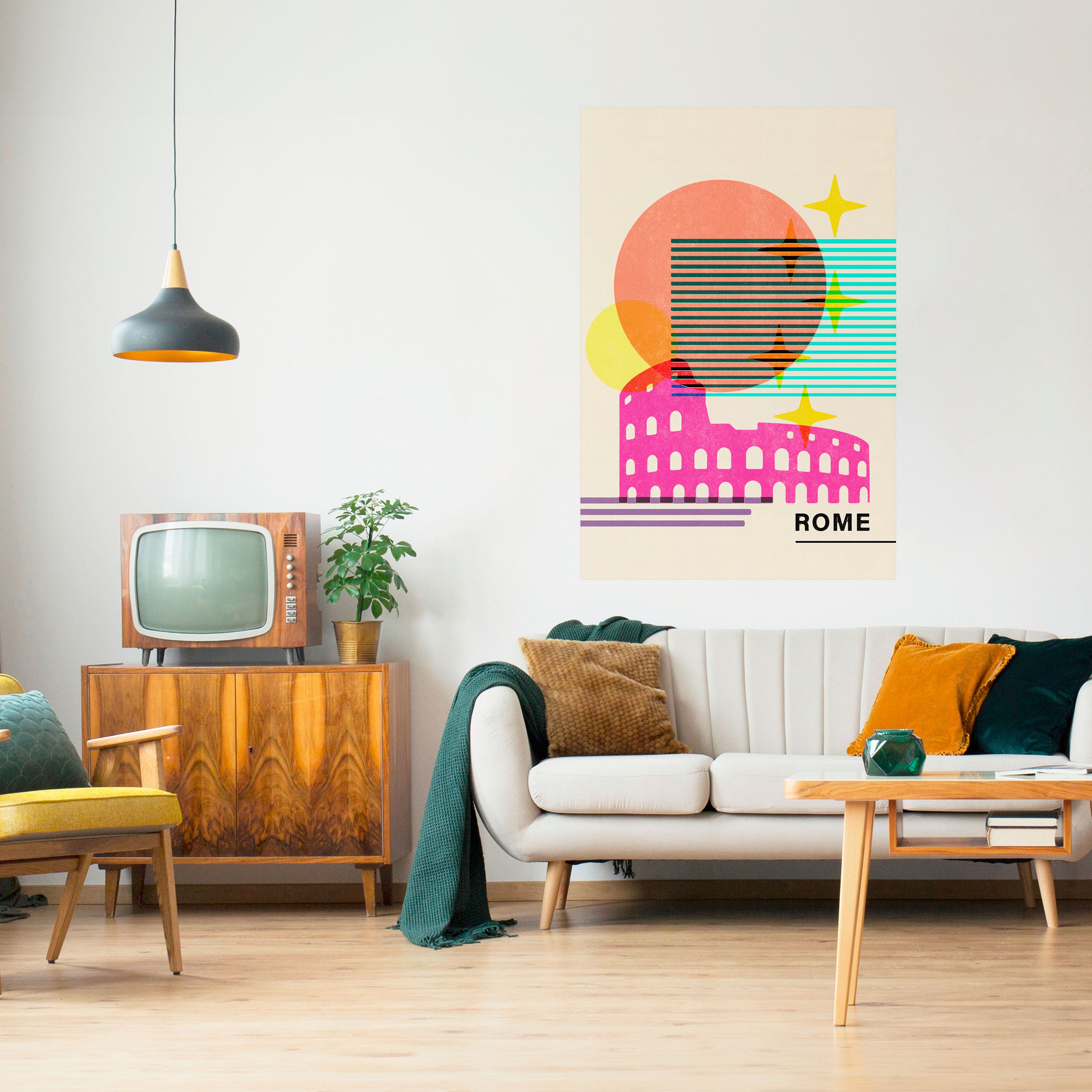 ROMAN SPARKLE Naklejka/Plakat pionowy