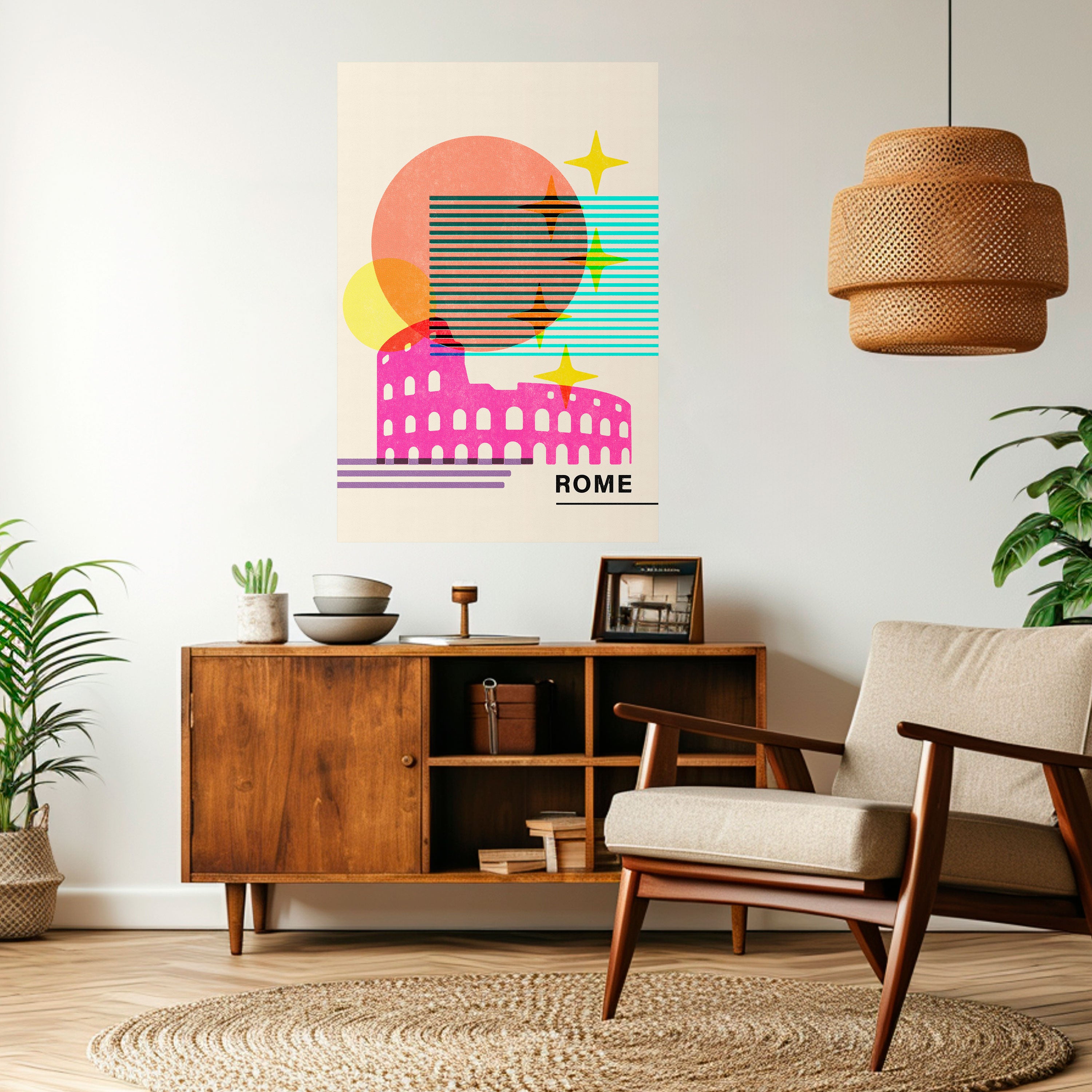 ROMAN SPARKLE Naklejka/Plakat pionowy