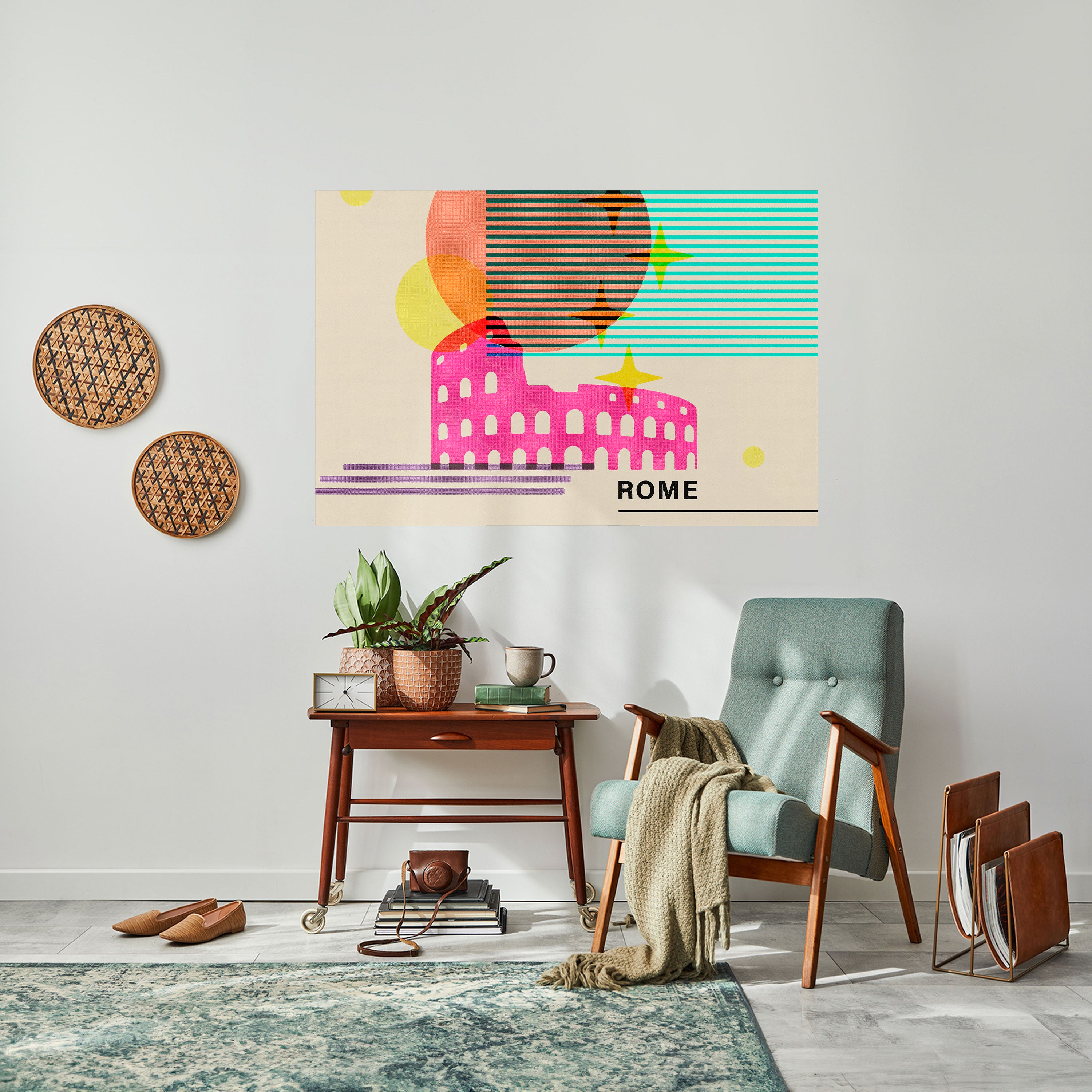 ROMAN SPARKLE Naklejka/Plakat poziomy