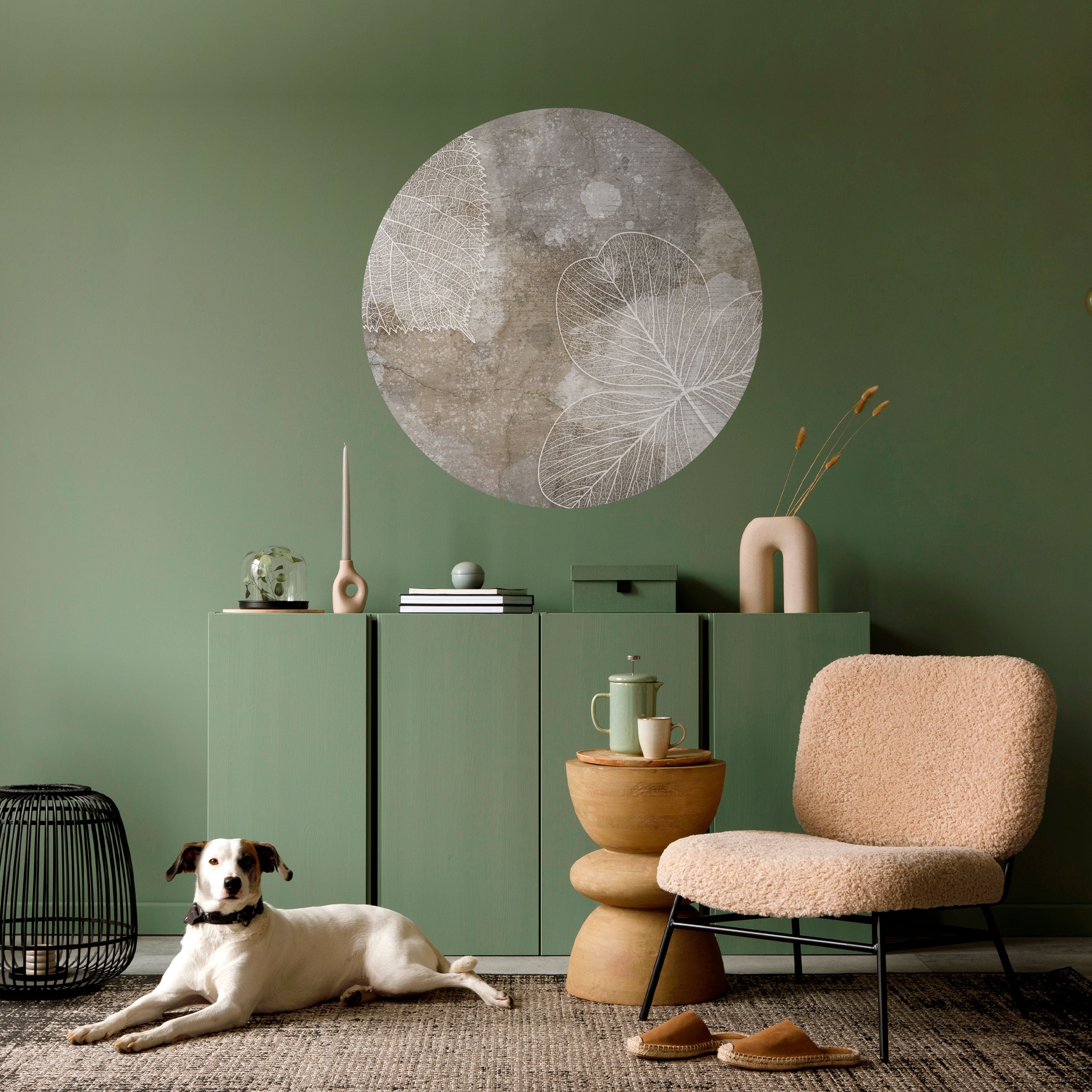 FAIR NERVATION Naklejka okrągła