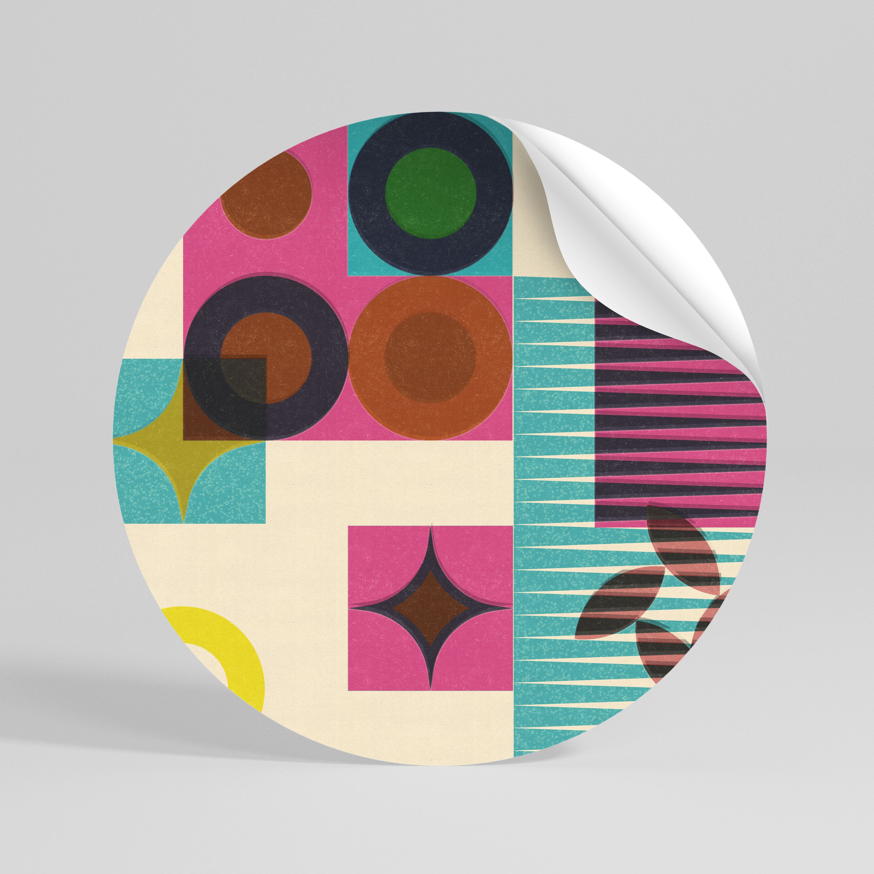 FORM VARIETY Naklejka okrągła