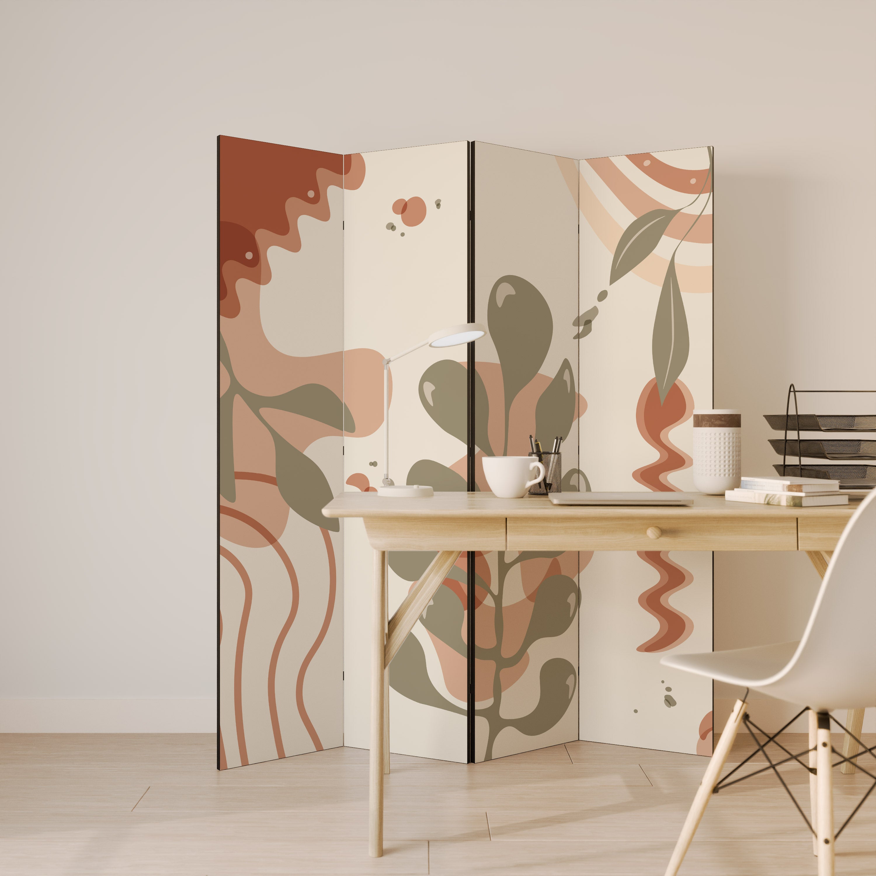 ARTISTRY AURA Dekoracyjny parawan 4-skrzydłowy