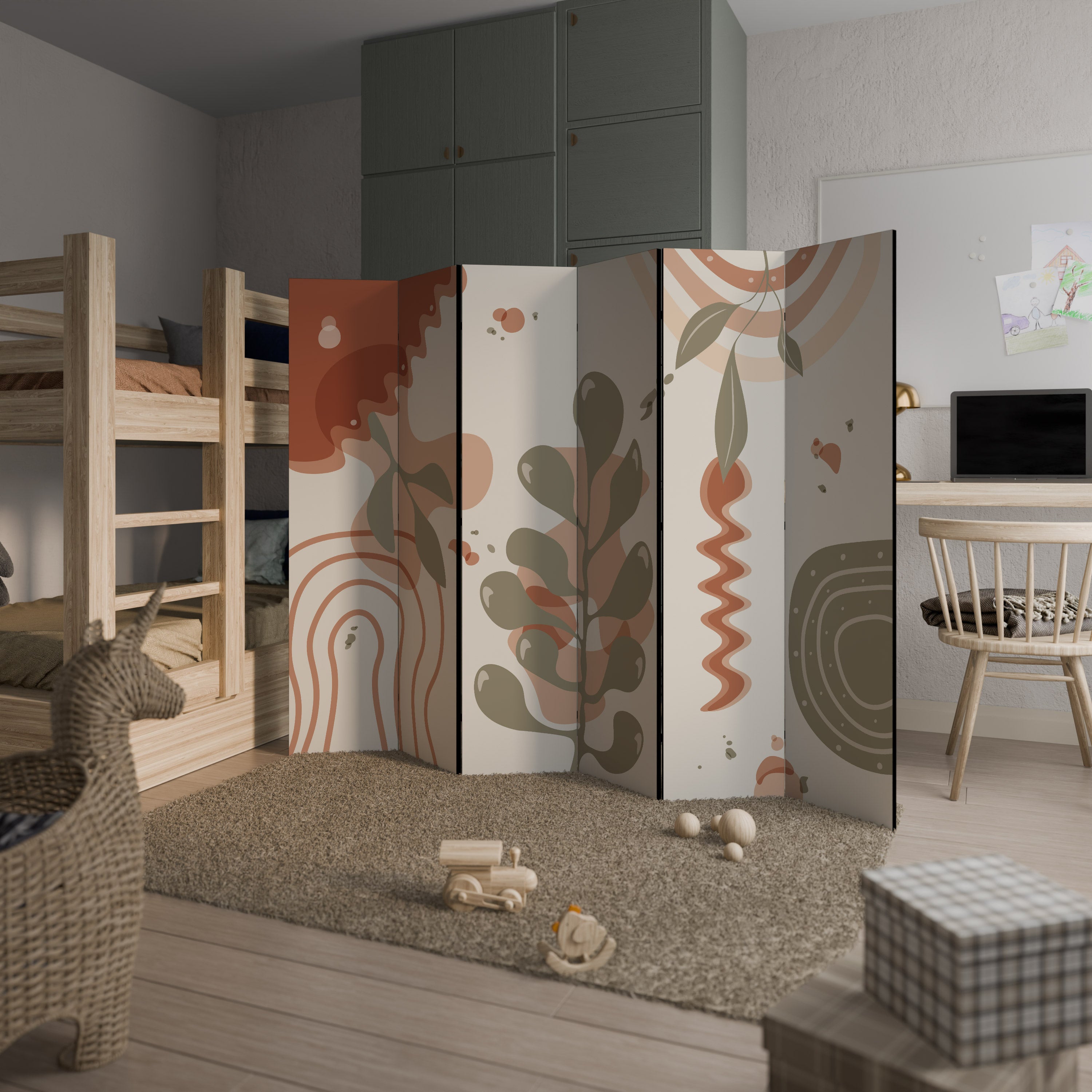 ARTISTRY AURA Dekoracyjny parawan 6-skrzydłowy