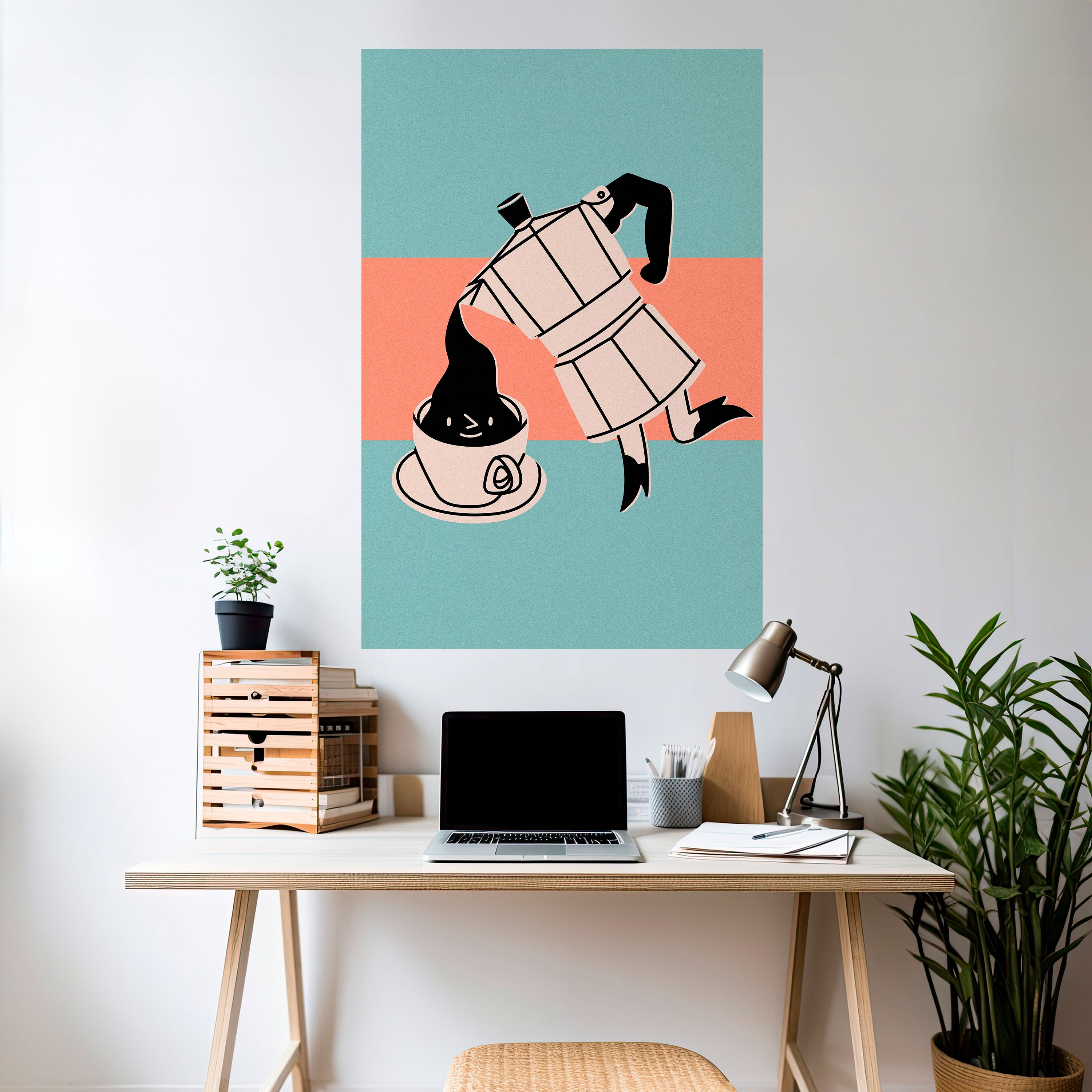 POWER ESPRESSO Naklejka/Plakat pionowy