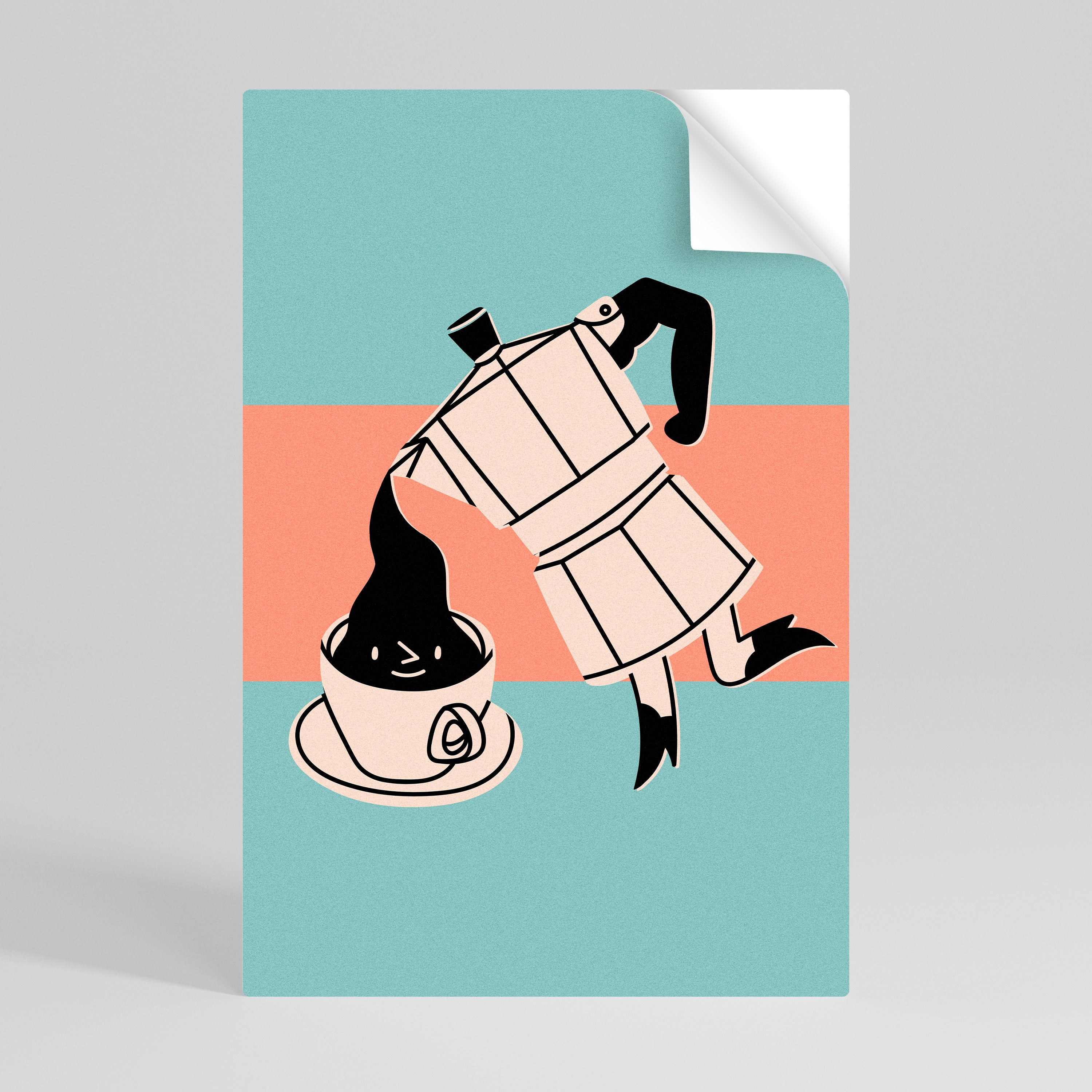 POWER ESPRESSO Naklejka/Plakat pionowy