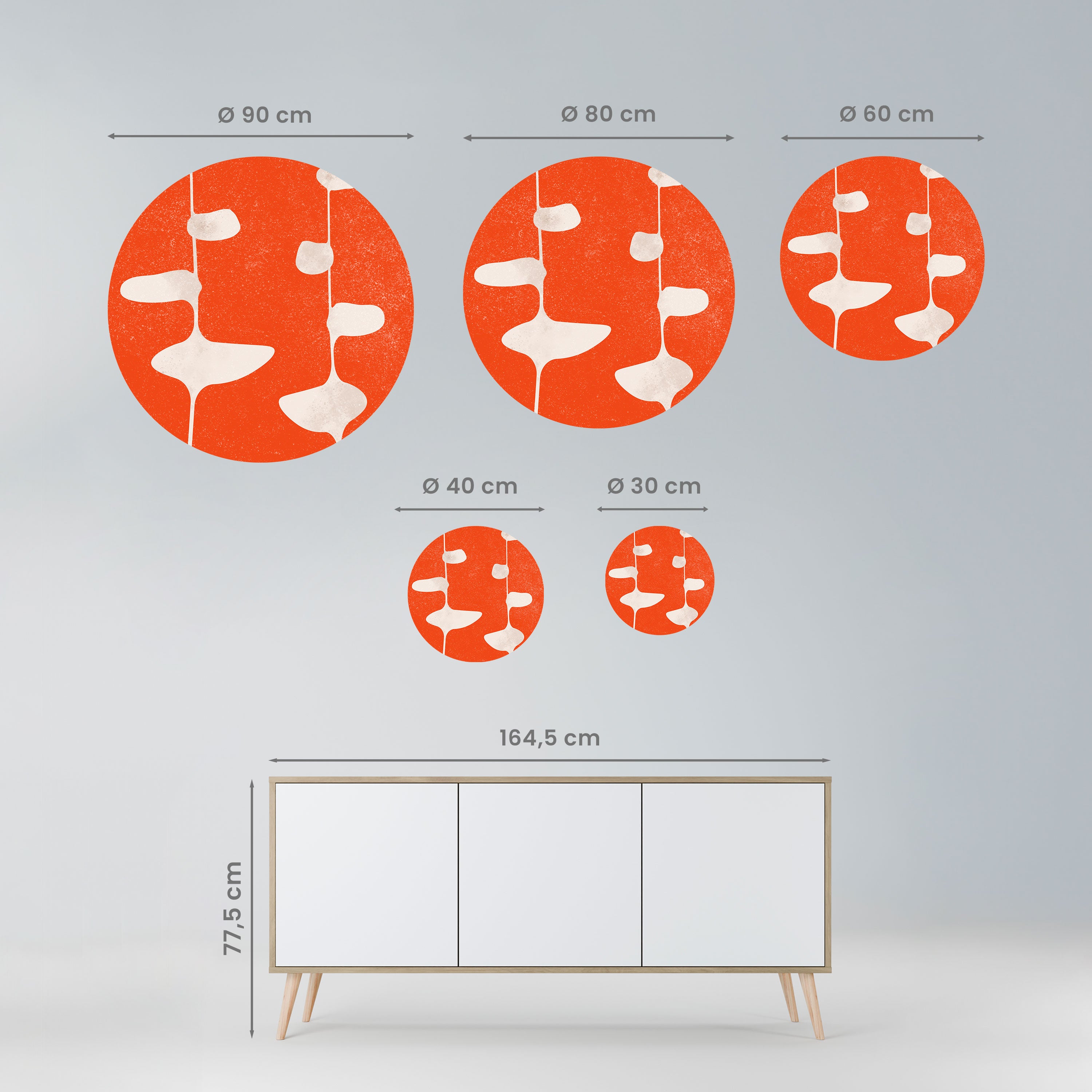 COURAGE MOLD Naklejka okrągła