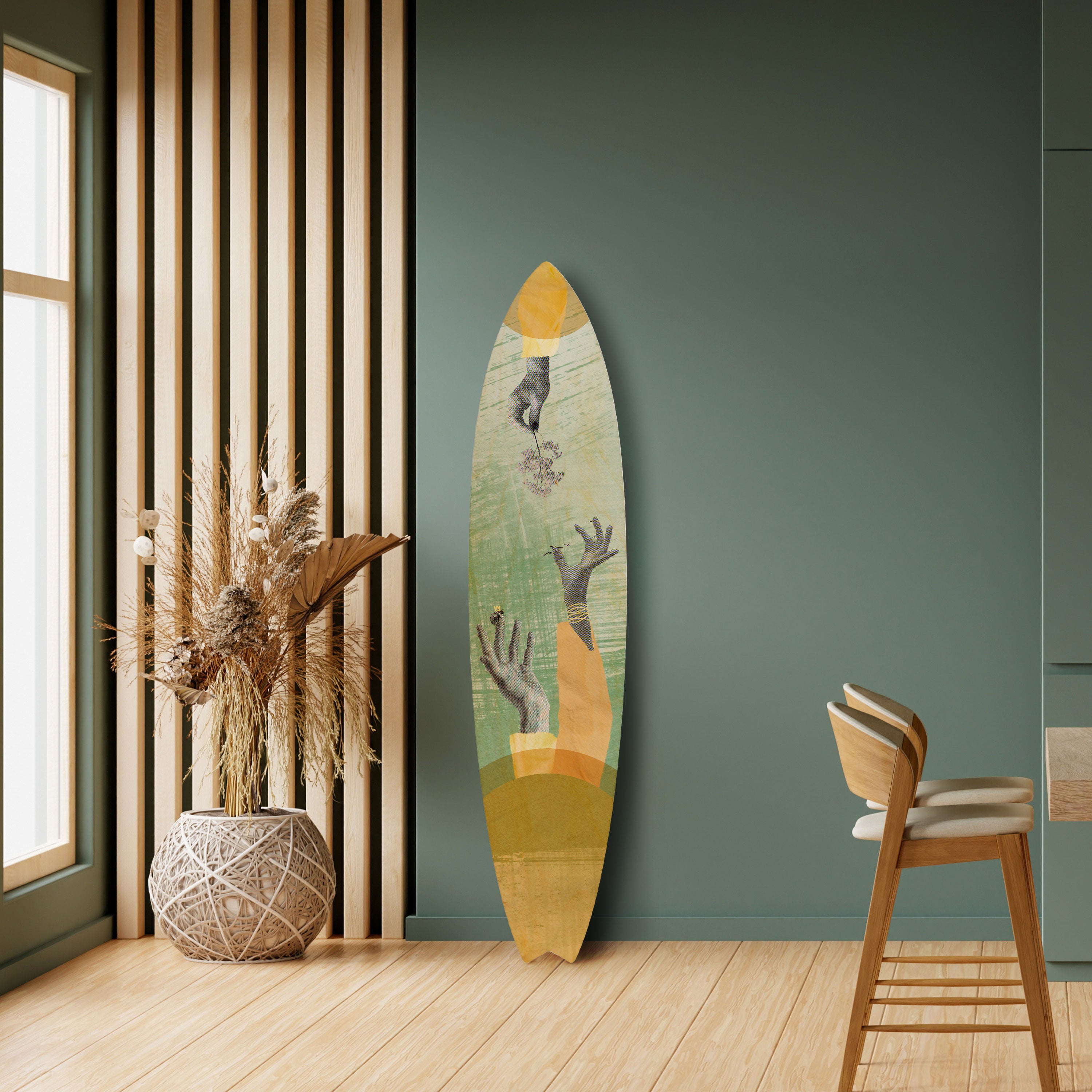 EARTH ELEMENTS Dekoracyjna deska surfingowa