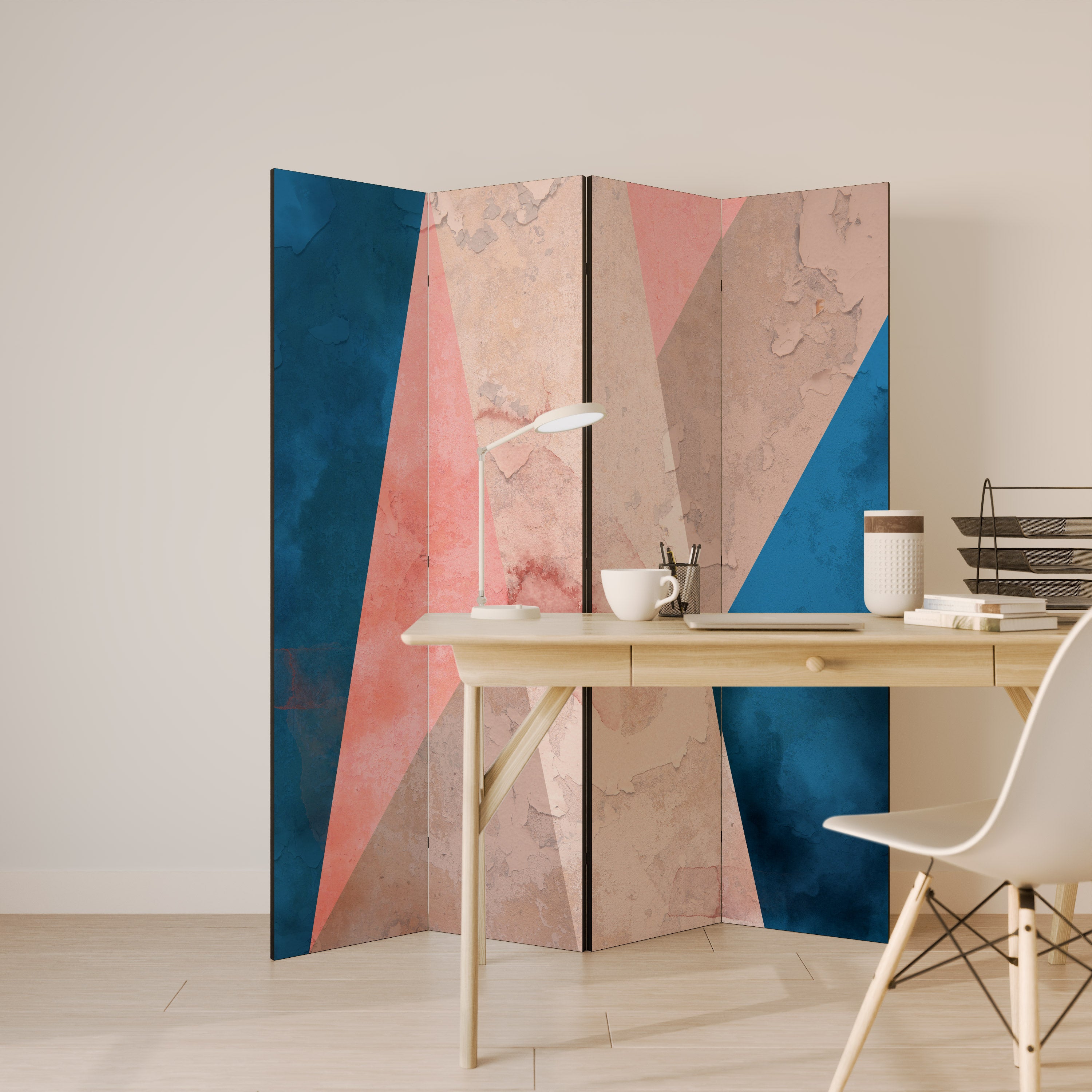 PEONY INTERIOR Dekoracyjny parawan 4-skrzydłowy