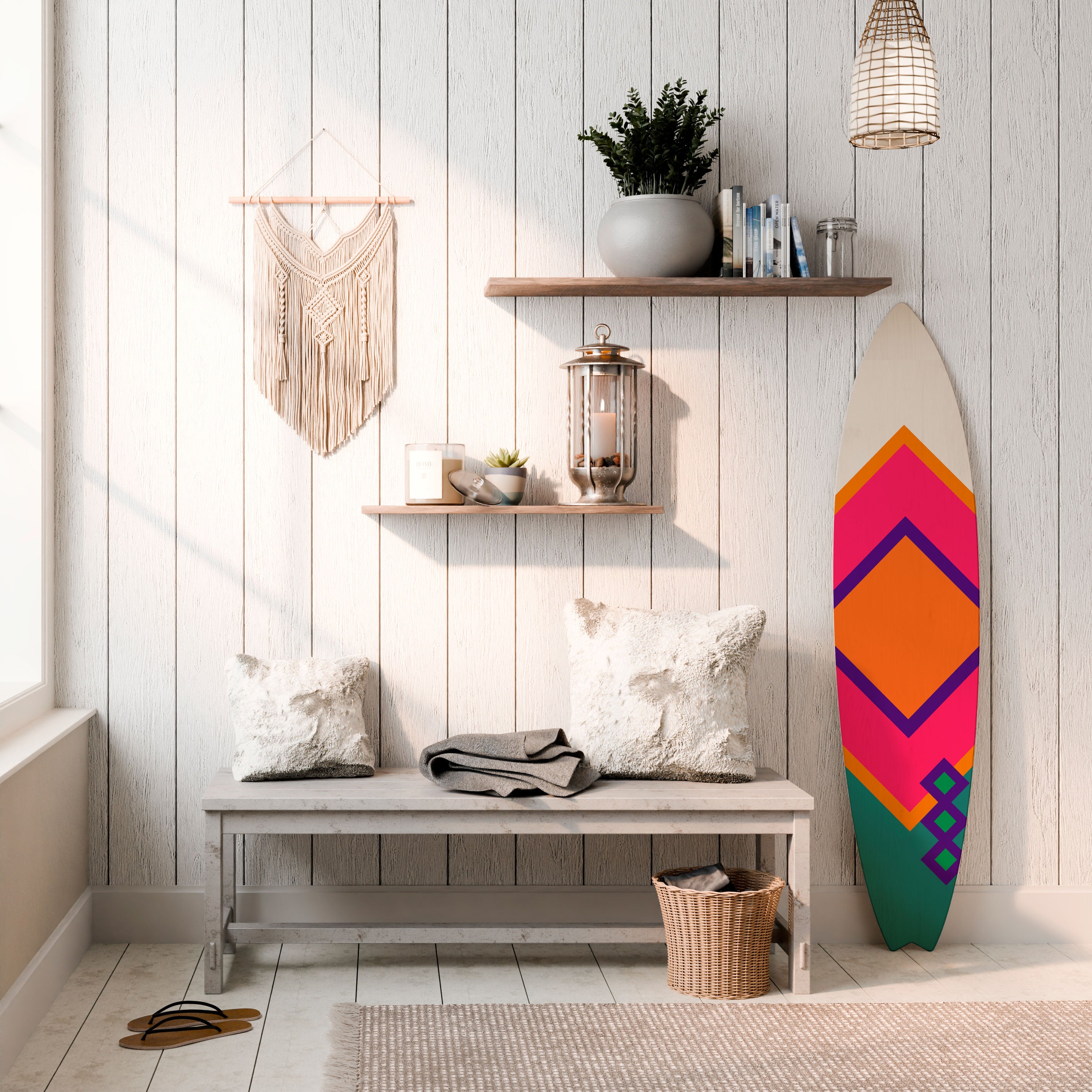 LUMINOUS BRILLIANCE Dekoracyjna deska surfingowa