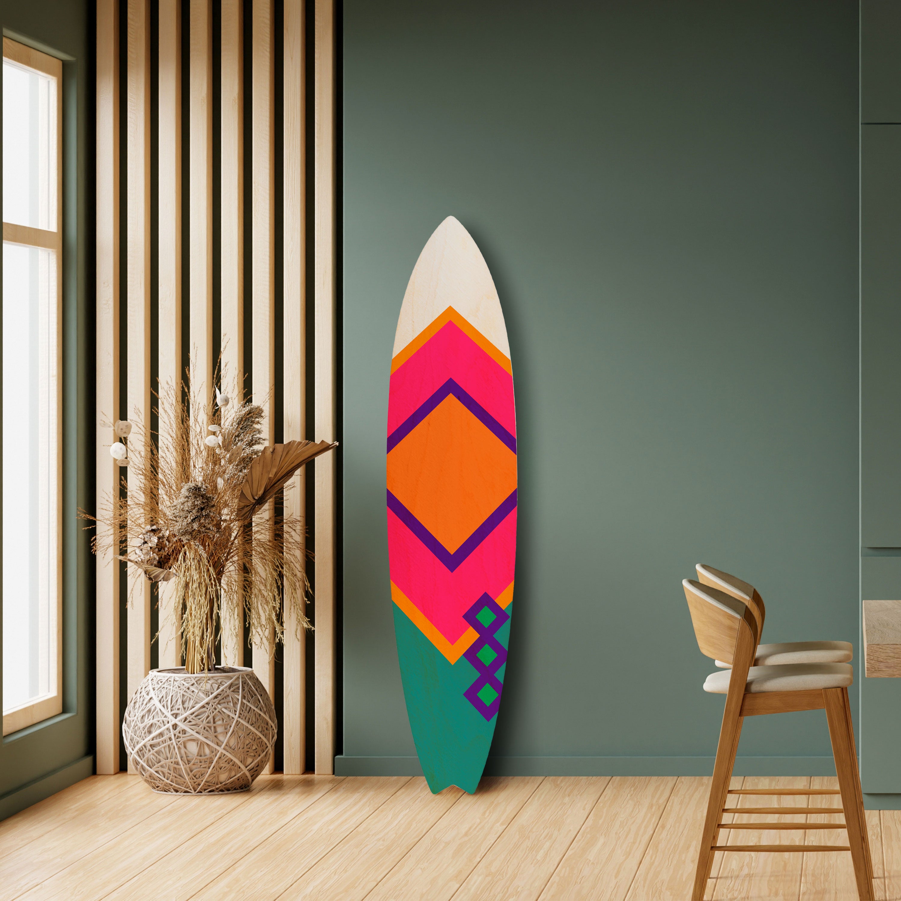 LUMINOUS BRILLIANCE Dekoracyjna deska surfingowa