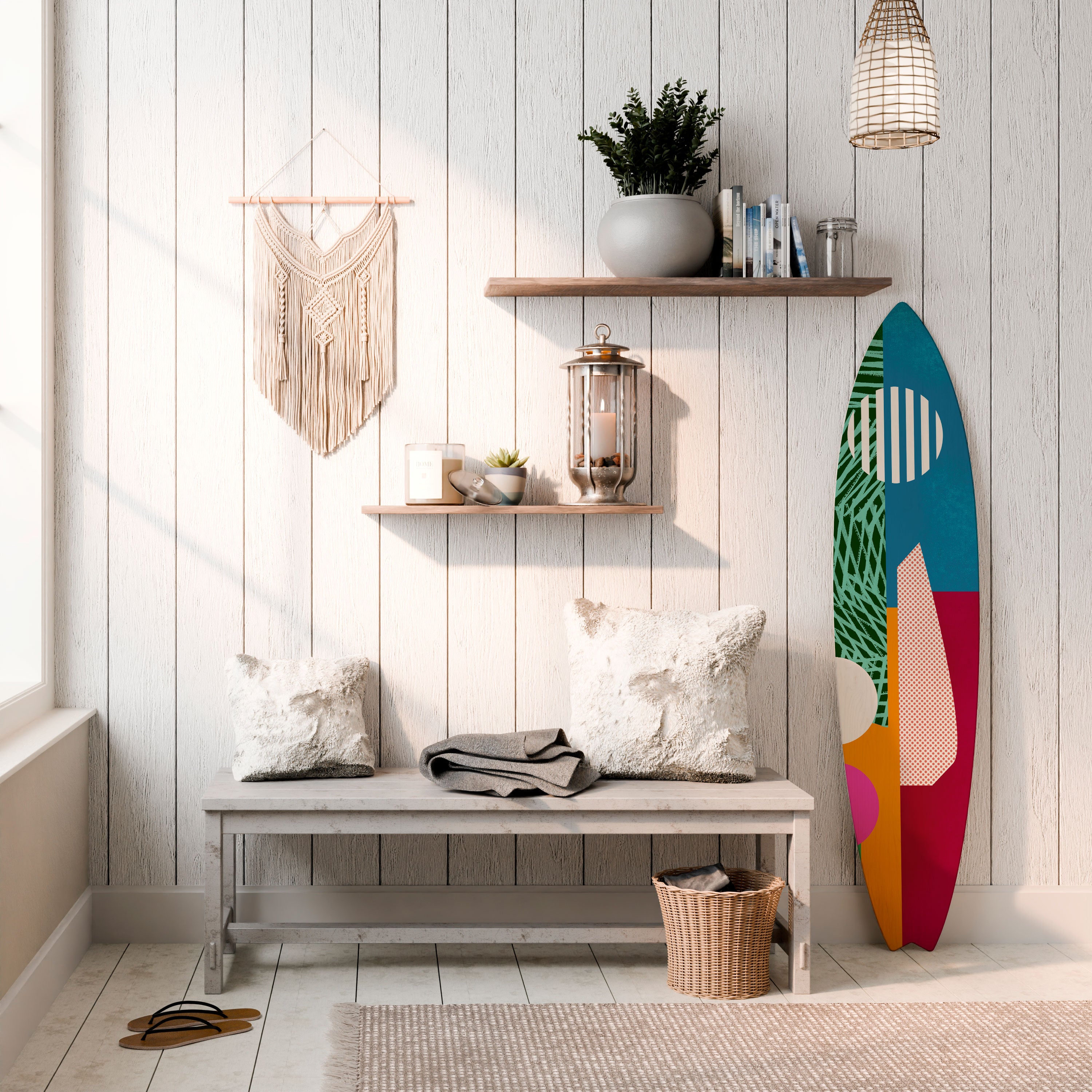 VIVID VIBES Dekoracyjna deska surfingowa