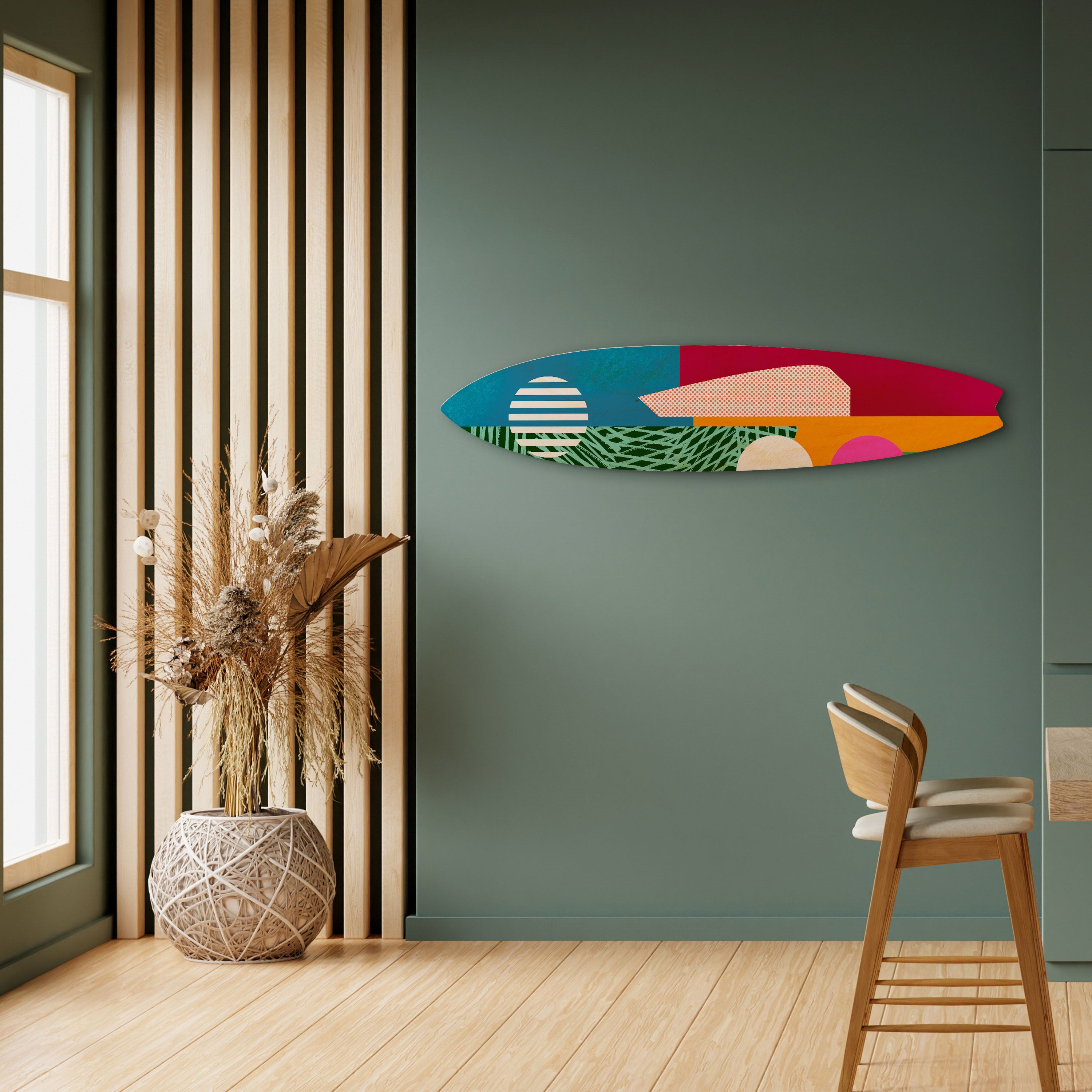 VIVID VIBES Dekoracyjna deska surfingowa