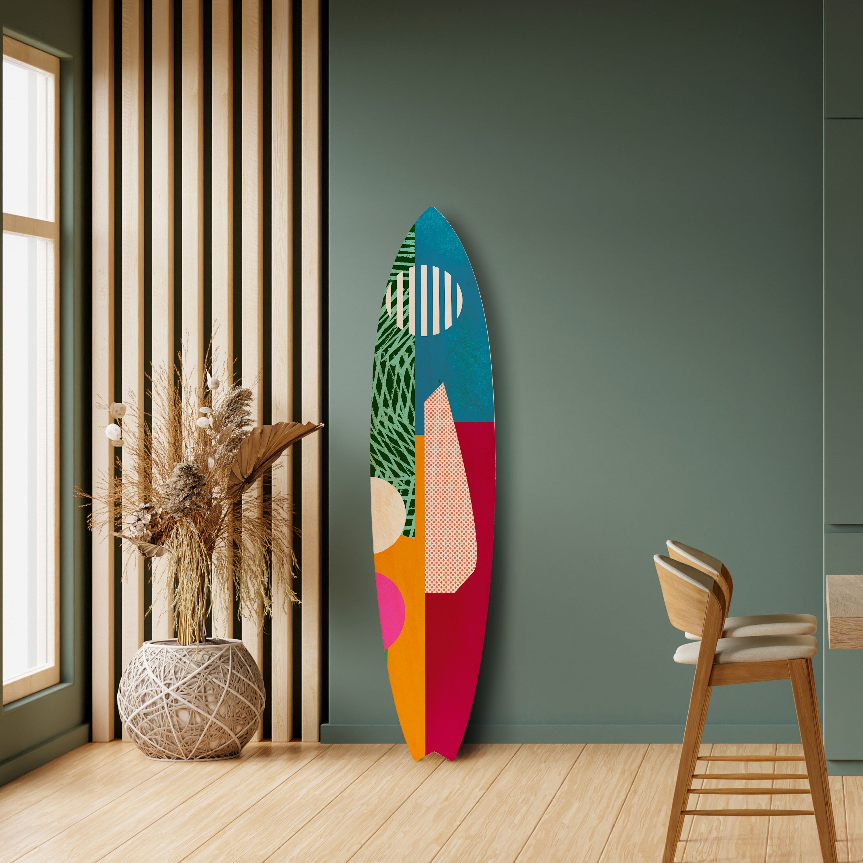 VIVID VIBES Dekoracyjna deska surfingowa